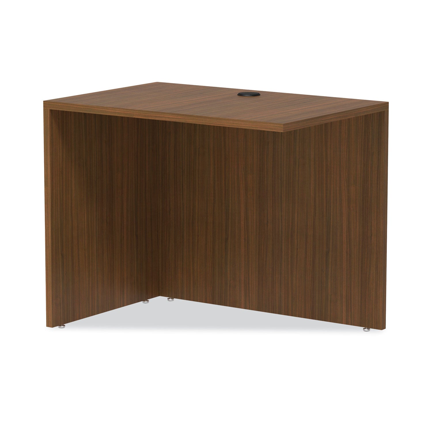 Alera® Alera Valencia Series Reversible Return/Bridge Shell, 35w x 23.63d x 29.5h, Modern Walnut