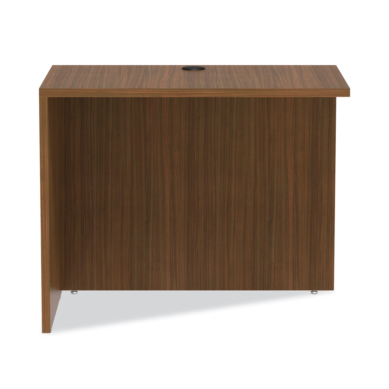 Alera® Alera Valencia Series Reversible Return/Bridge Shell, 35w x 23.63d x 29.5h, Modern Walnut