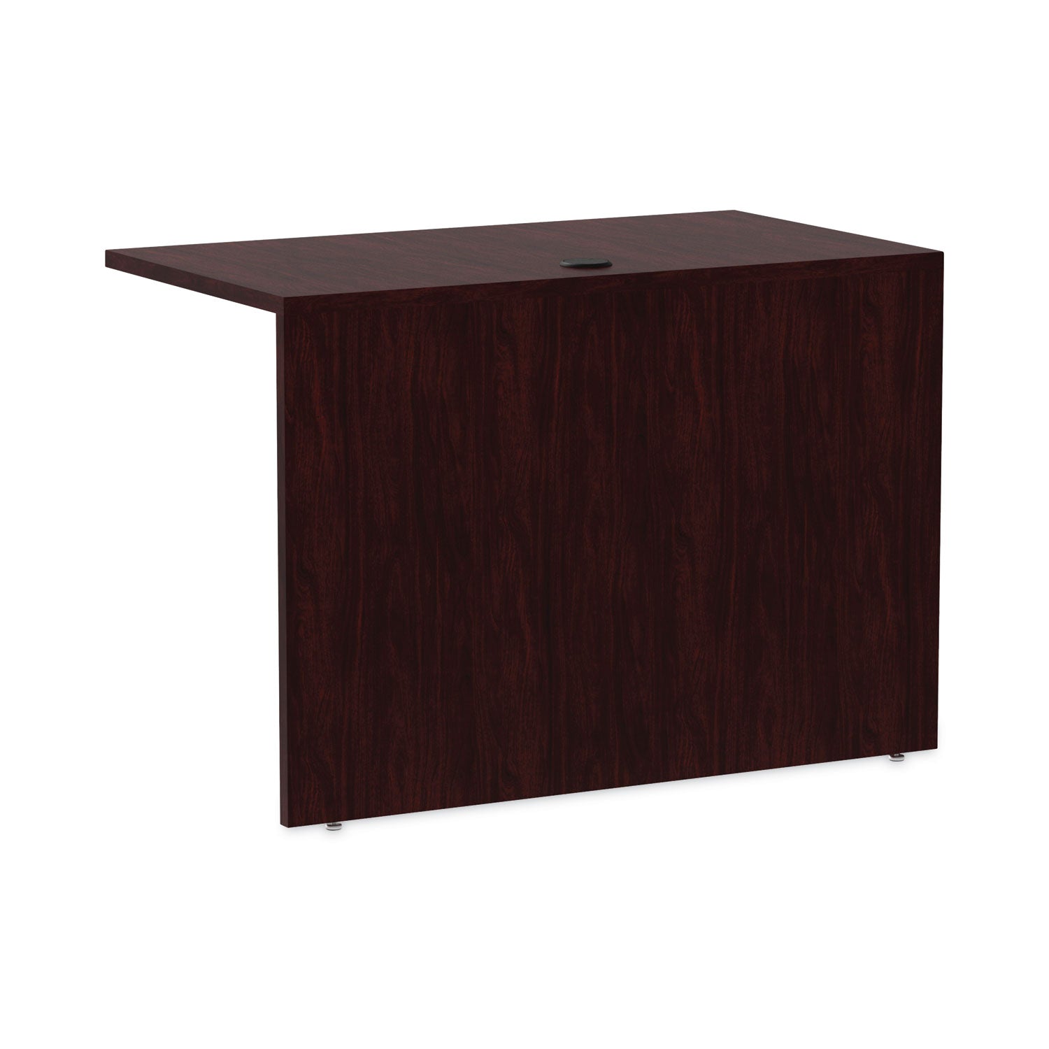 Alera® Alera Valencia Series Reversible Return/Bridge Shell, 42w x 23.63d x 29.5h. Mahogany