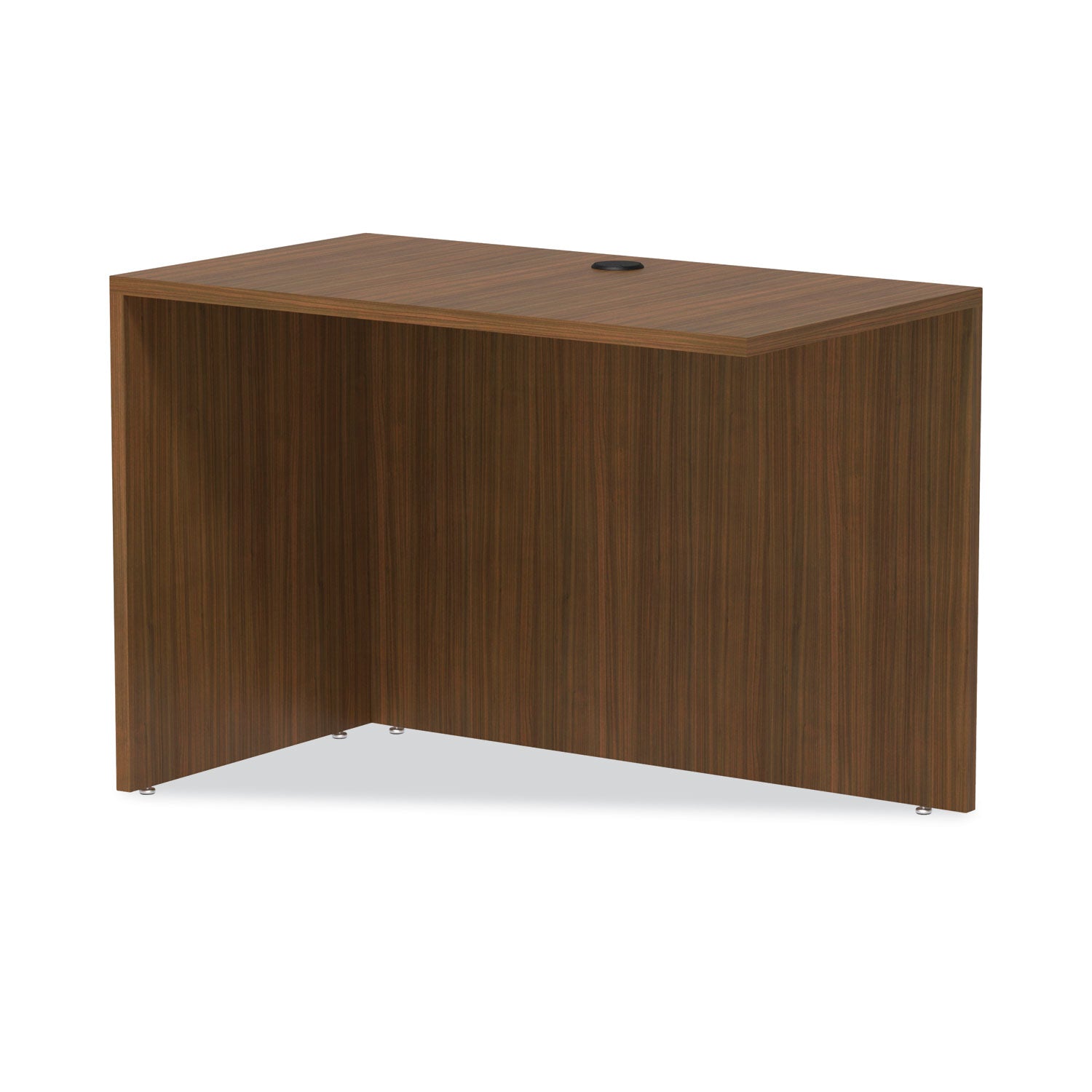 Alera® Alera Valencia Series Reversible Return/Bridge Shell, 42w x 23.63d x 29.5h, Modern Walnut