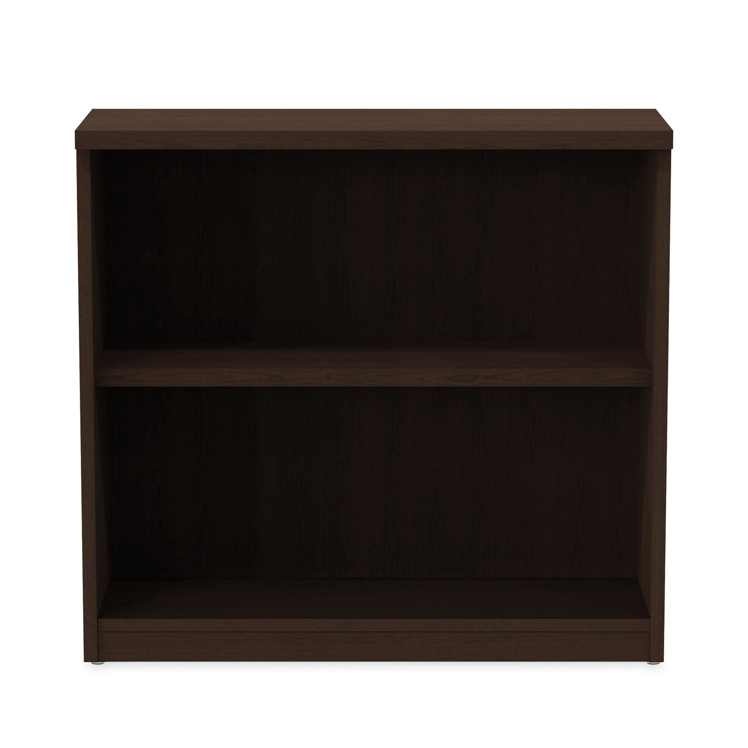 Alera® Alera Valencia Series Bookcase, Two-Shelf, 31.75w x 14d x 29.5h, Espresso