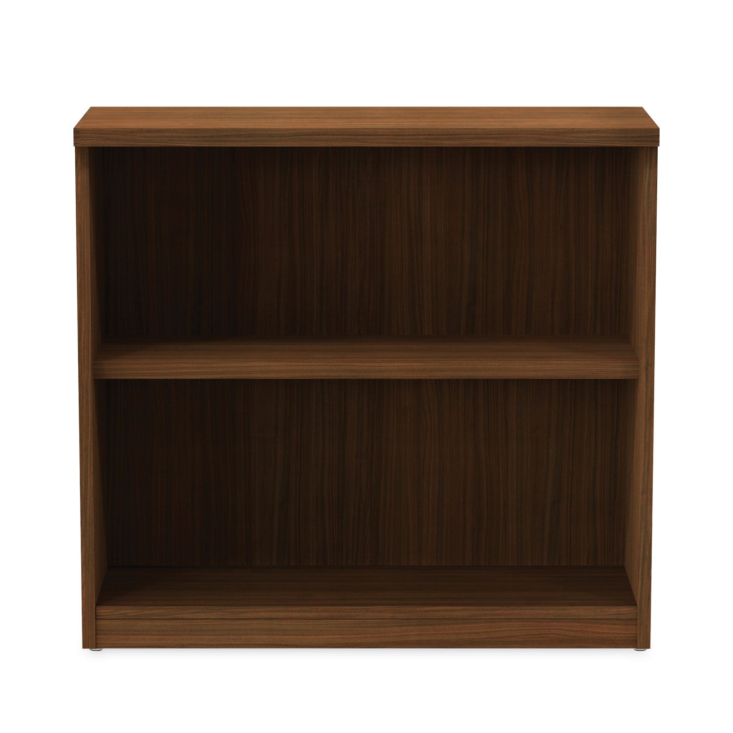 Alera® Alera Valencia Series Bookcase,Two-Shelf, 31.75w x 14d x 29.5h, Modern Walnut