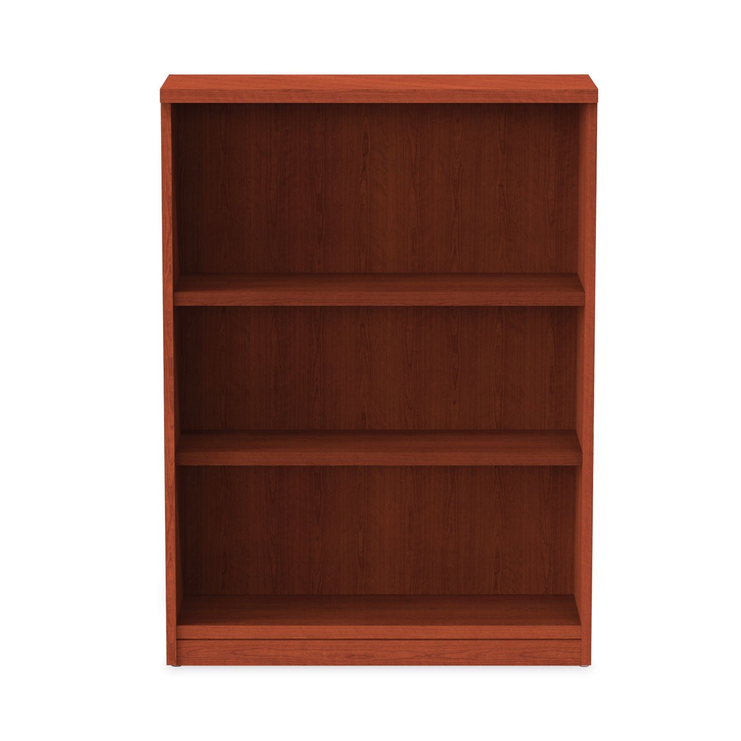 Alera® Alera Valencia Series Bookcase, Three-Shelf, 31.75w x 14d x 39.38h, Med Cherry