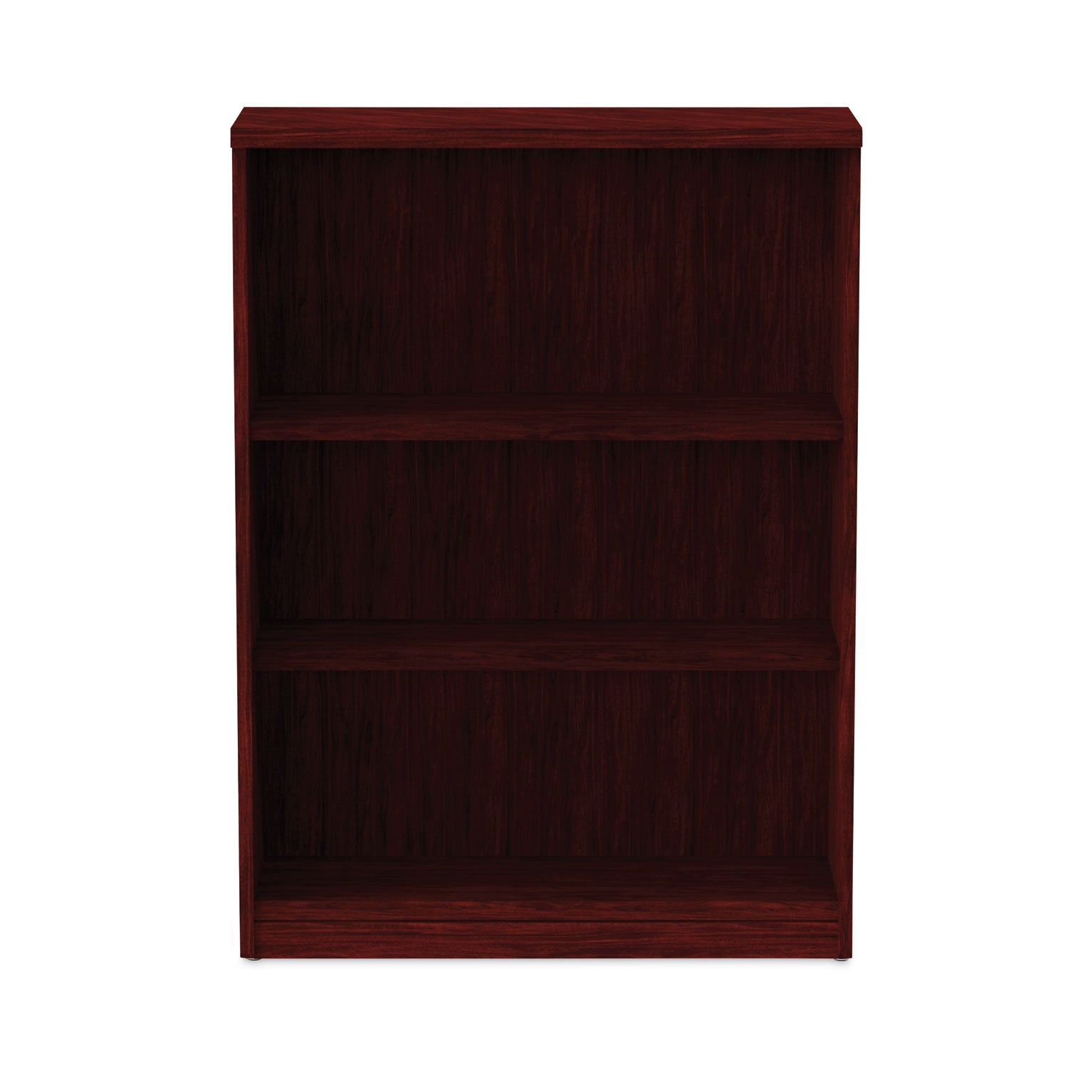 Alera® Alera Valencia Series Bookcase, Three-Shelf, 31.75w x 14d x 39.38h, Mahogany