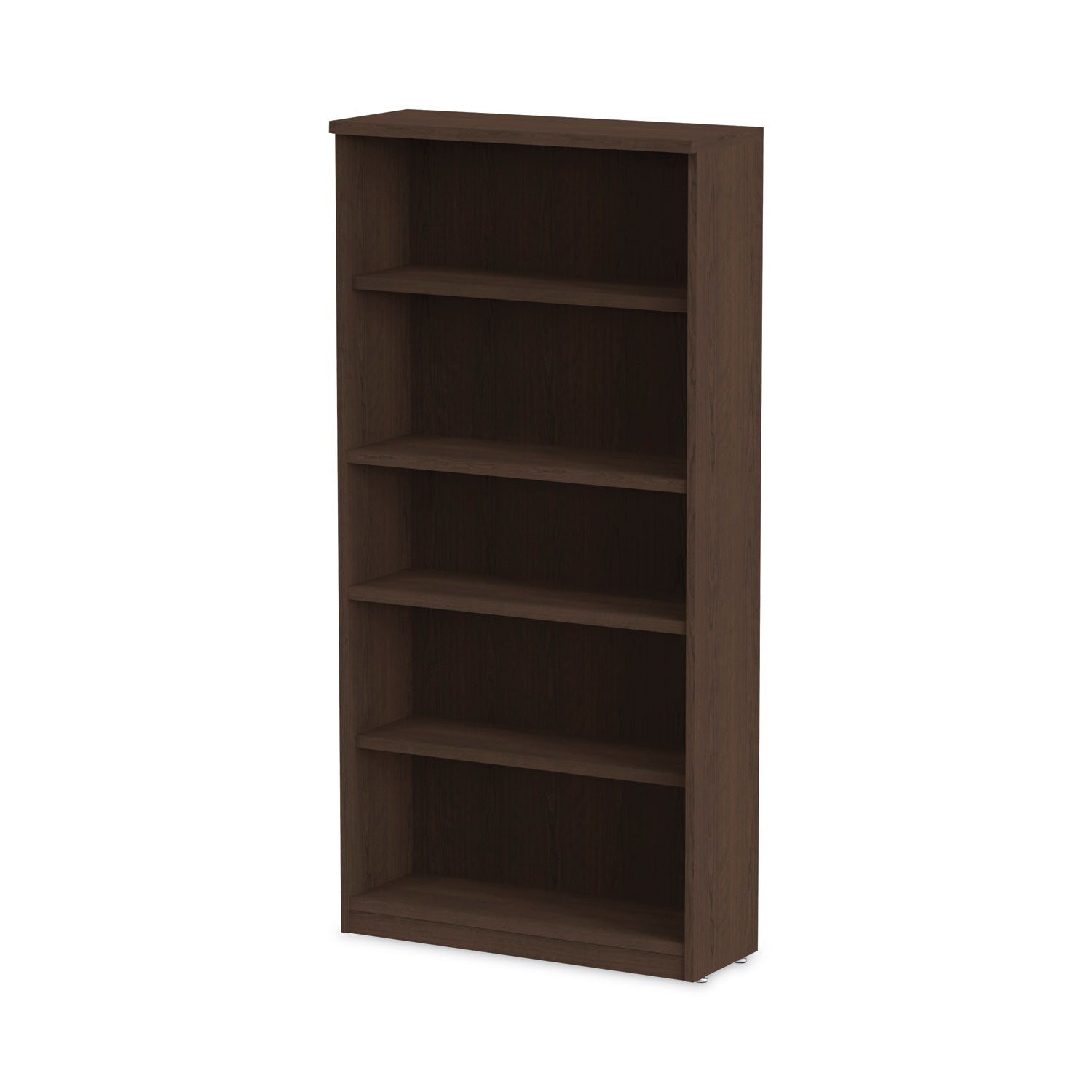 Alera® Alera Valencia Series Bookcase, Five-Shelf, 31.75w x 14d x 64.75h, Espresso