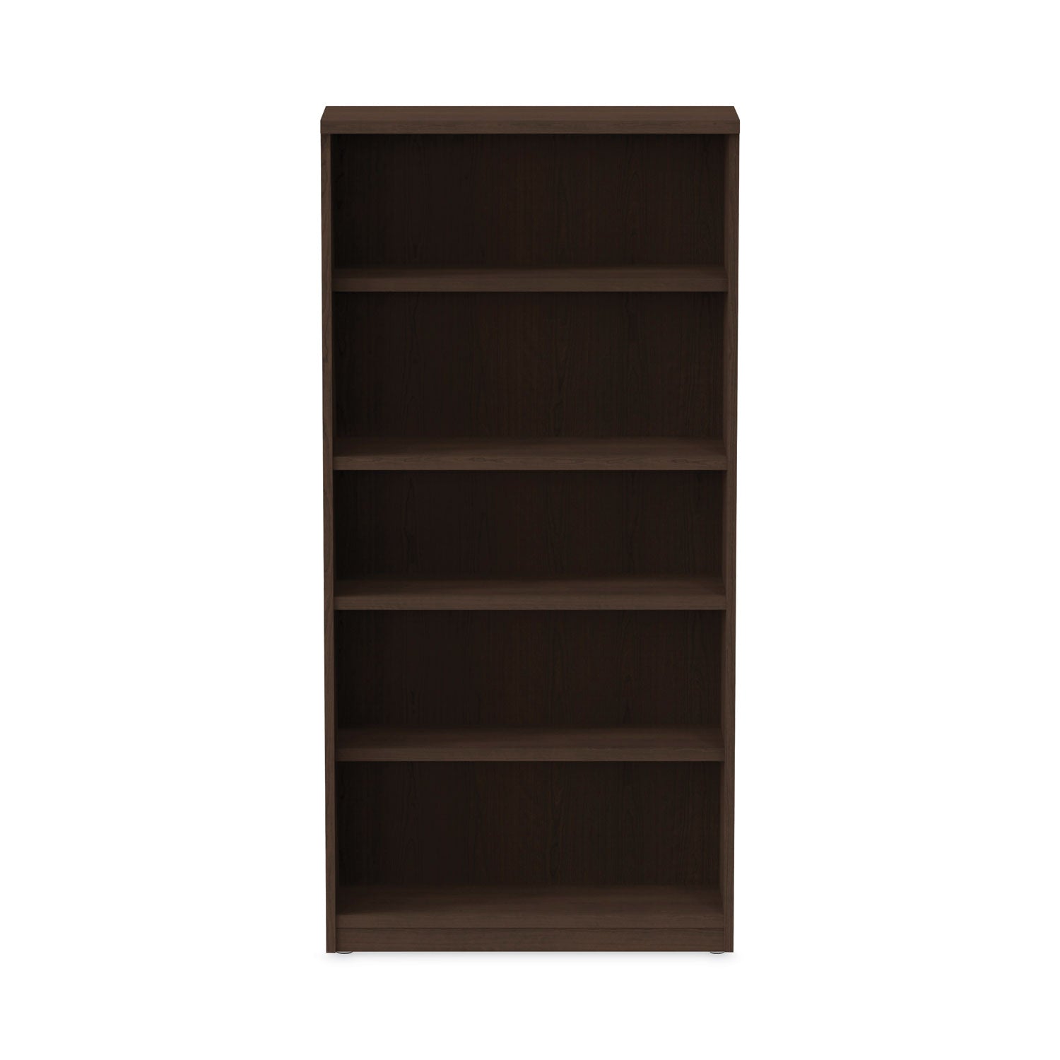 Alera® Alera Valencia Series Bookcase, Five-Shelf, 31.75w x 14d x 64.75h, Espresso