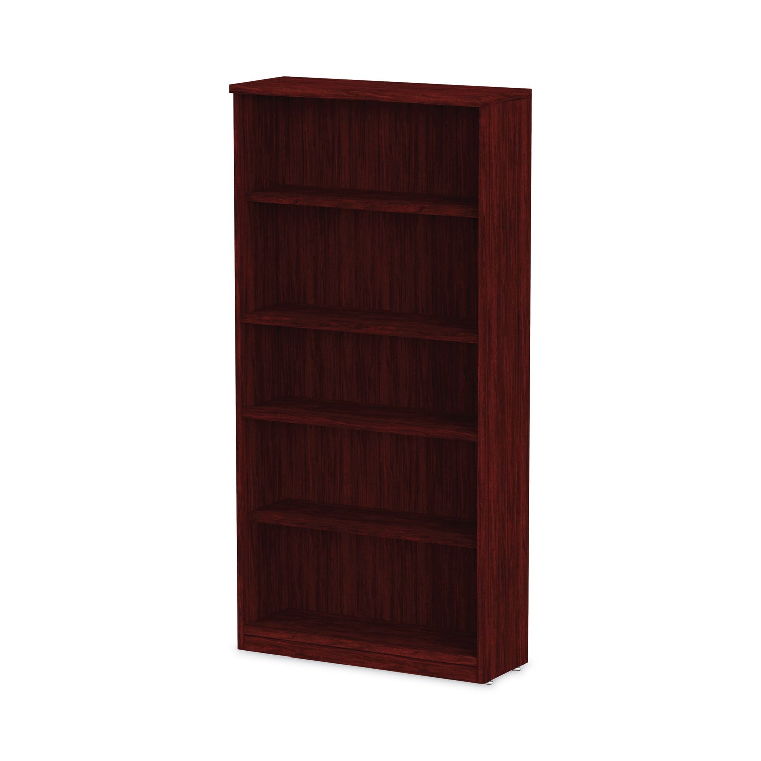 Alera® Alera Valencia Series Bookcase, Five-Shelf, 31.75w x 14d x 64.75h, Mahogany