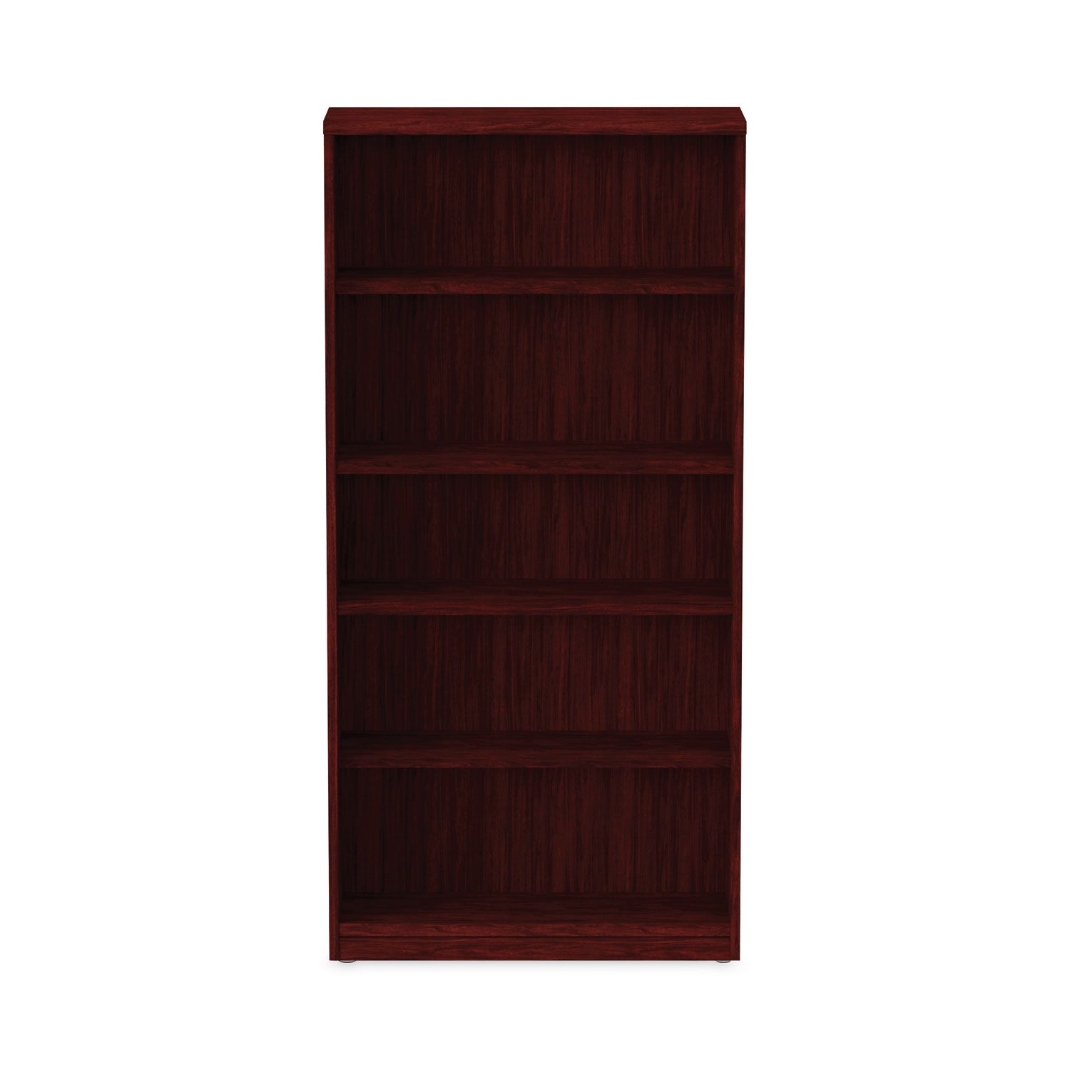 Alera® Alera Valencia Series Bookcase, Five-Shelf, 31.75w x 14d x 64.75h, Mahogany