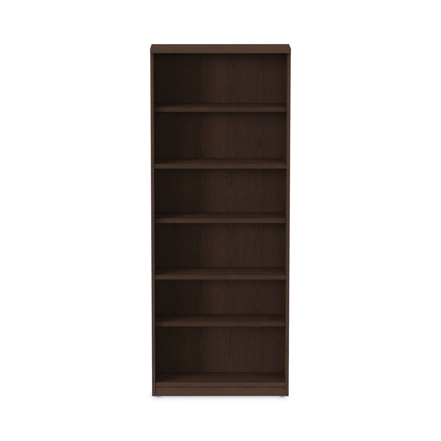 Alera® Alera Valencia Series Bookcase, Six-Shelf, 31.75w x 14d x 80.25h, Espresso