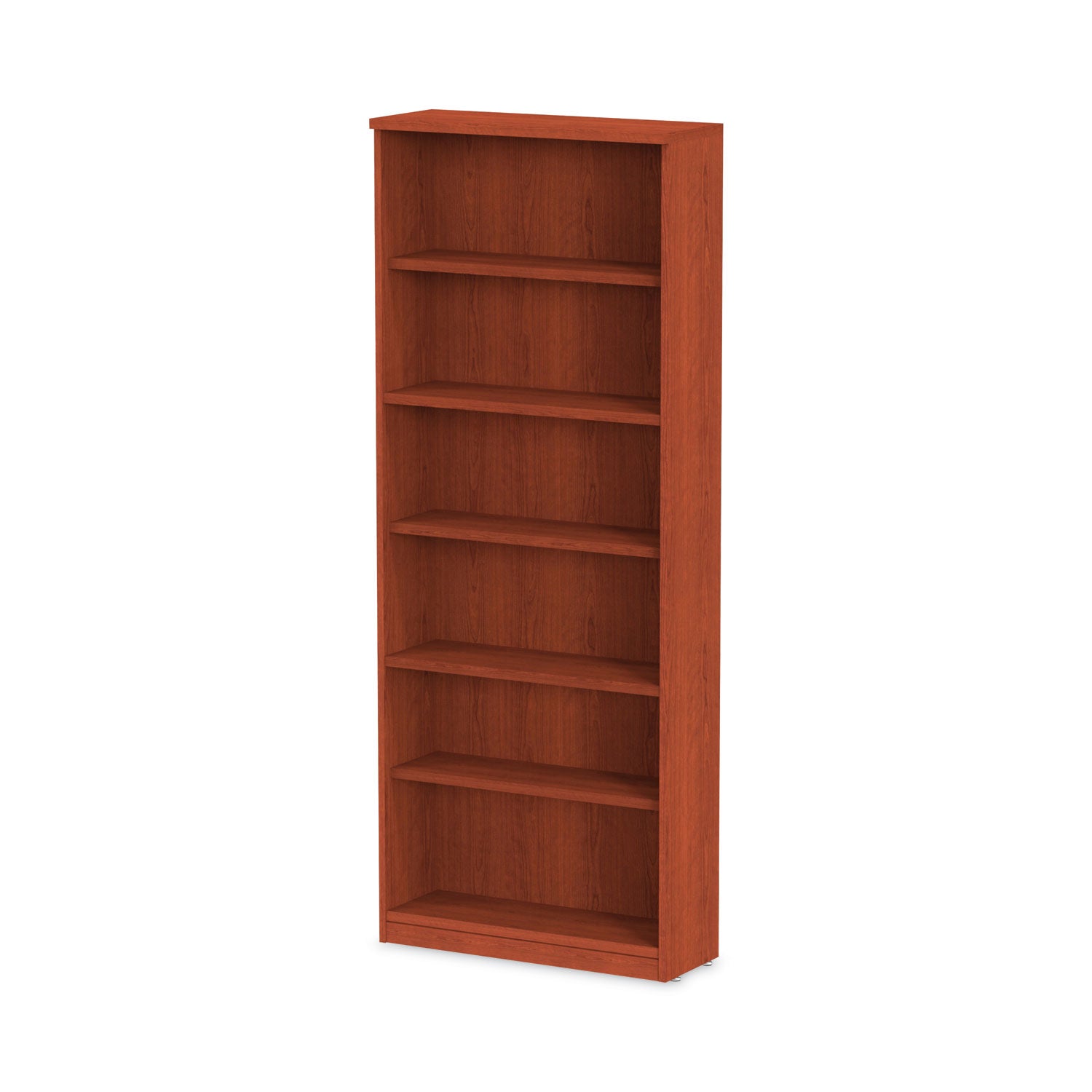 Alera® Alera Valencia Series Bookcase, Six-Shelf, 31.75w x 14d x 80.25h, Medium Cherry