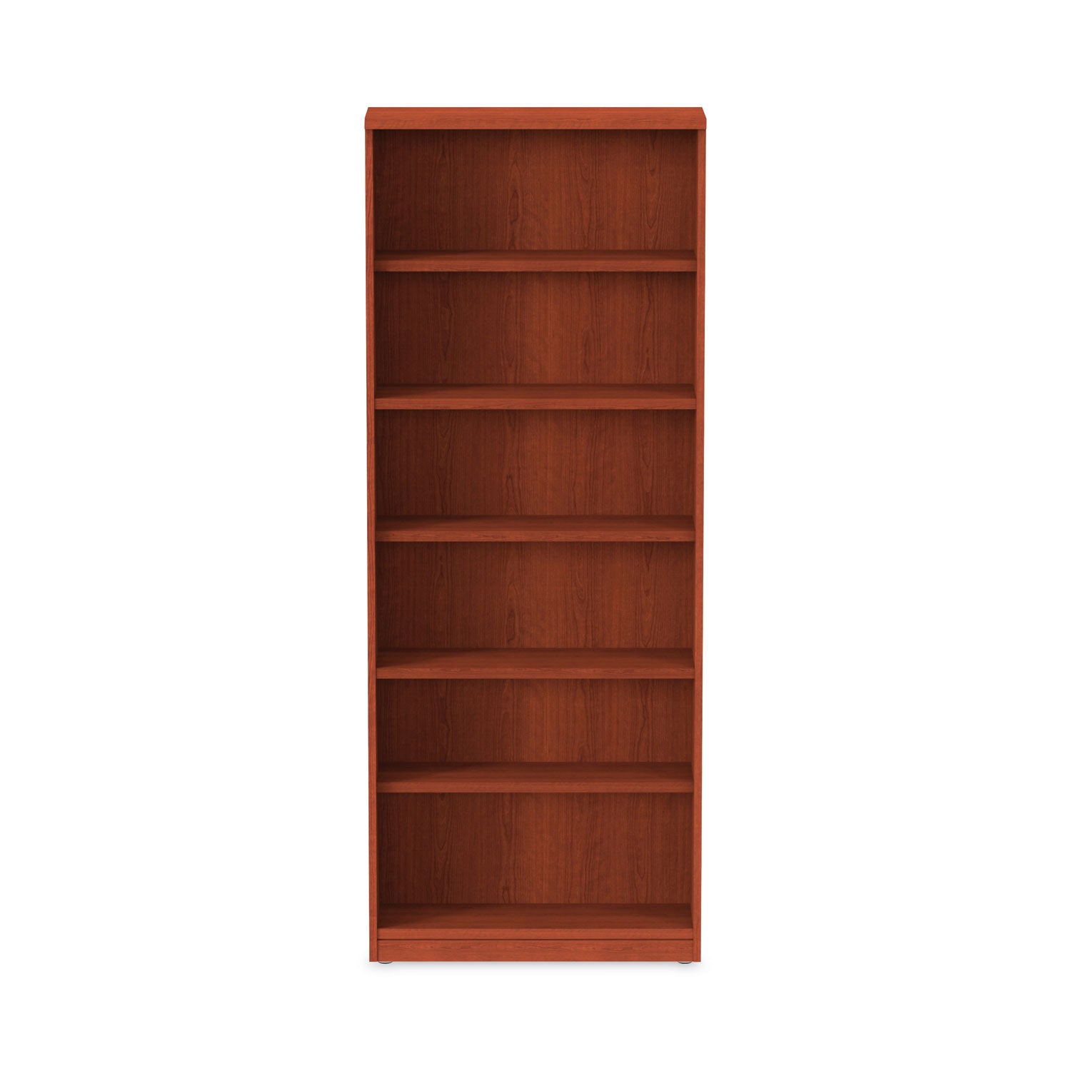 Alera® Alera Valencia Series Bookcase, Six-Shelf, 31.75w x 14d x 80.25h, Medium Cherry