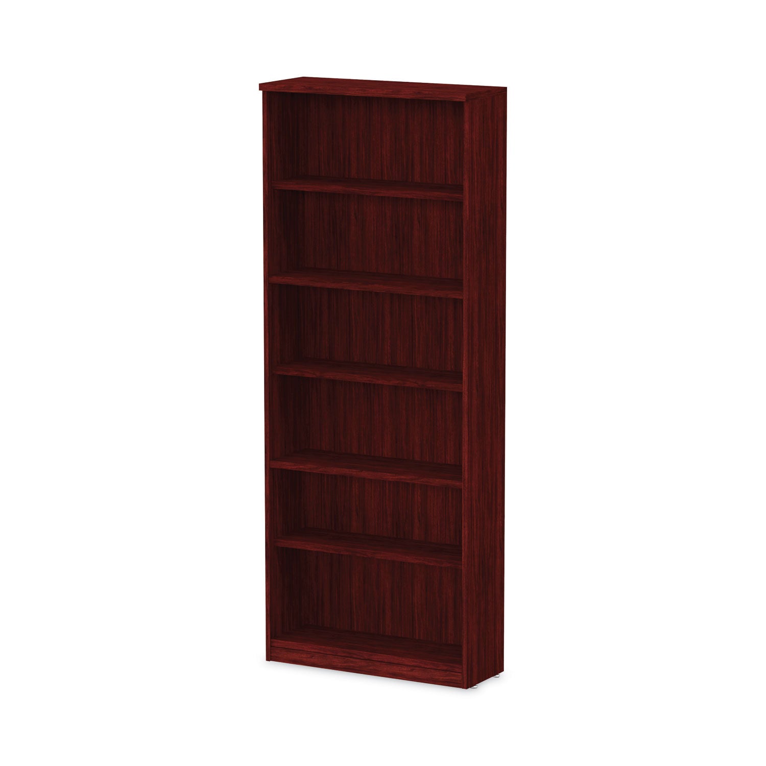 Alera® Alera Valencia Series Bookcase, Six-Shelf, 31.75w x 14d x 80.25h, Mahogany