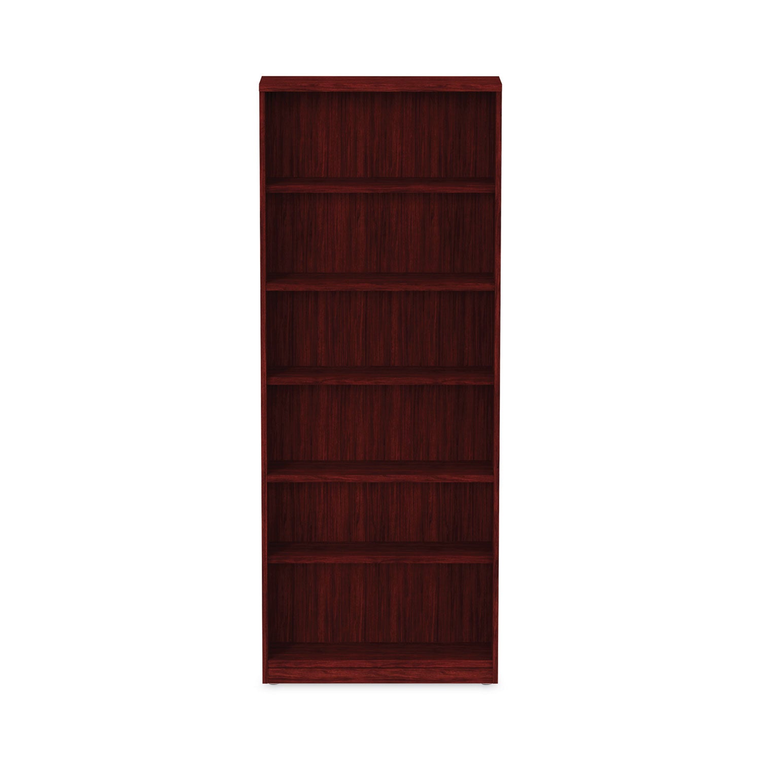 Alera® Alera Valencia Series Bookcase, Six-Shelf, 31.75w x 14d x 80.25h, Mahogany