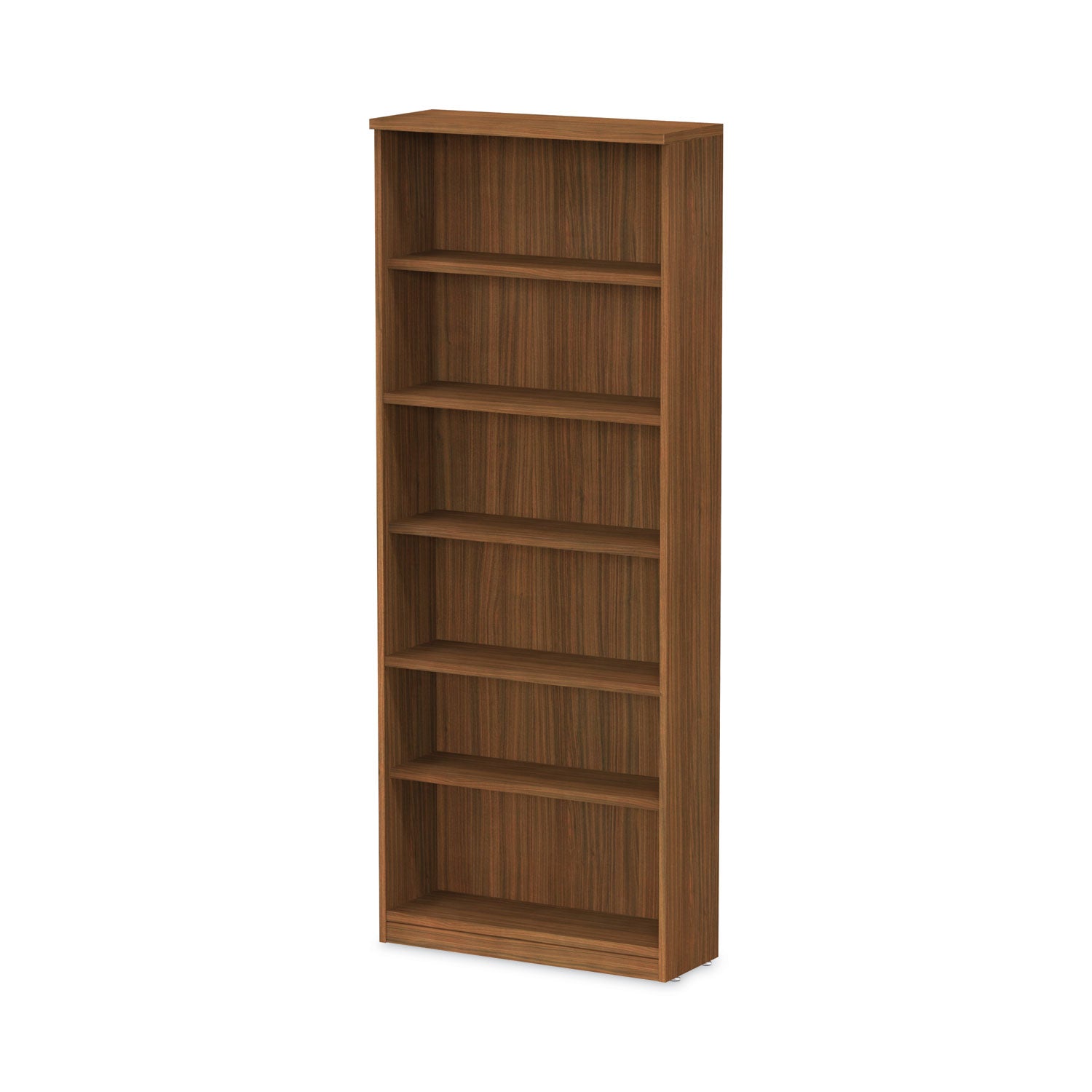 Alera® Alera Valencia Series Bookcase, Six-Shelf, 31.75w x 14d x 80.25h, Modern Walnut