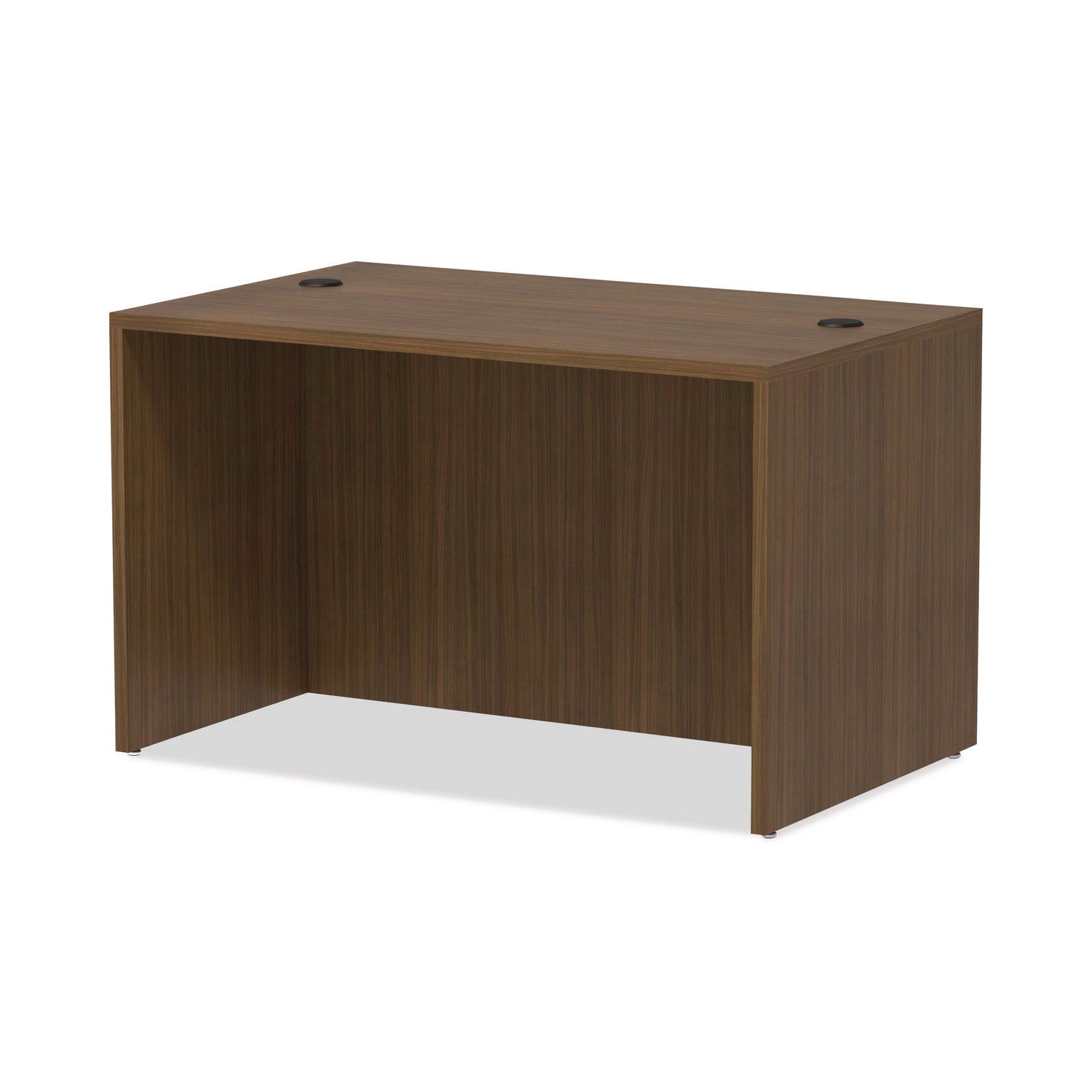 Alera® Alera Valencia Series Straight Front Desk Shell, 47.25" x 29.5" x 29.63", Modern Walnut