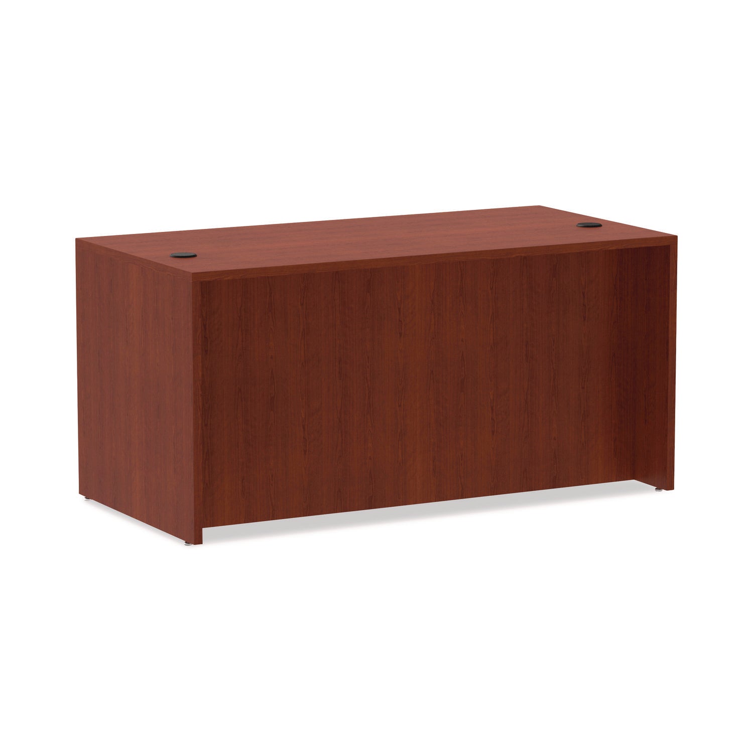 Alera® Alera Valencia Series Straight Front Desk Shell, 59.13" x 29.5" x 29.63", Medium Cherry