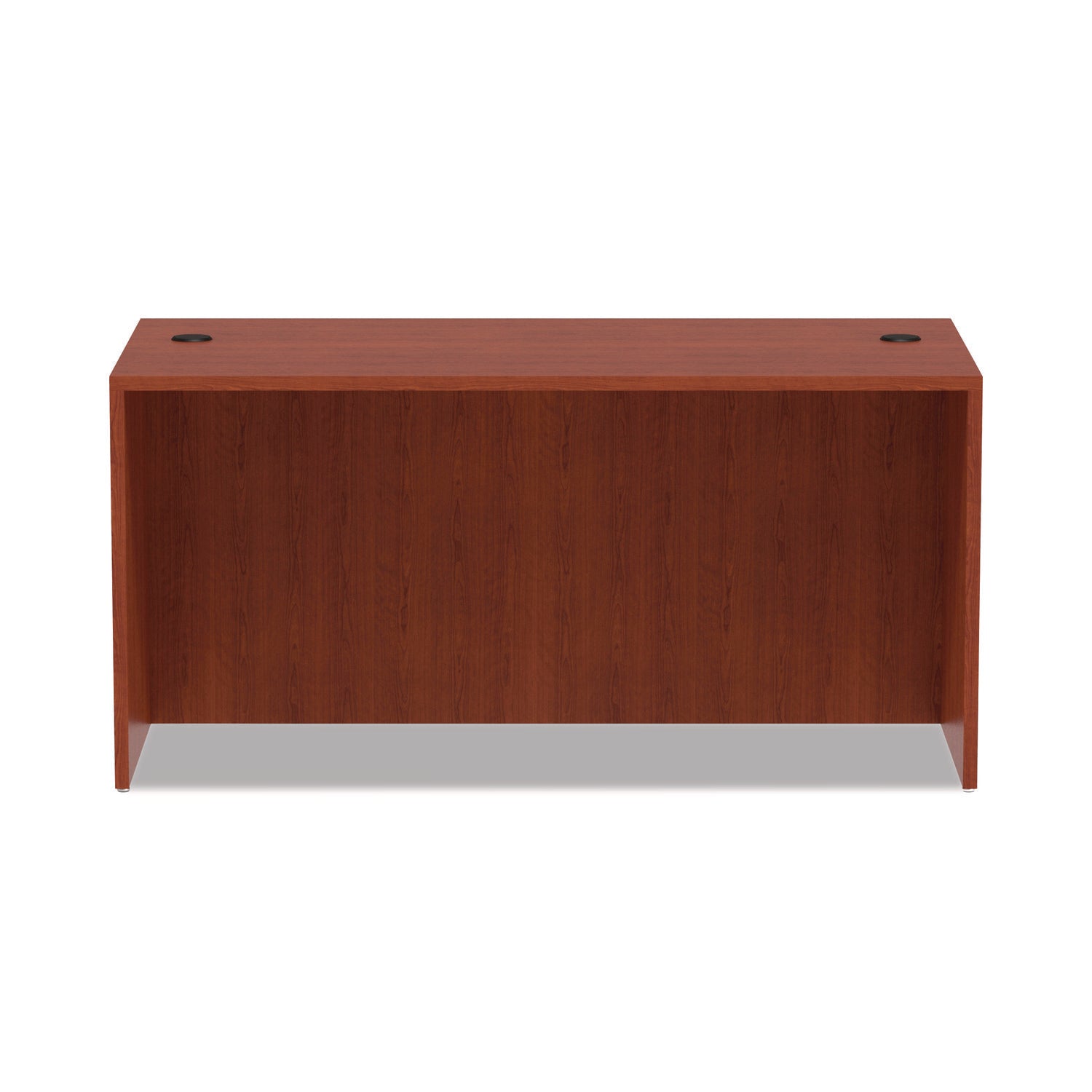 Alera® Alera Valencia Series Straight Front Desk Shell, 59.13" x 29.5" x 29.63", Medium Cherry