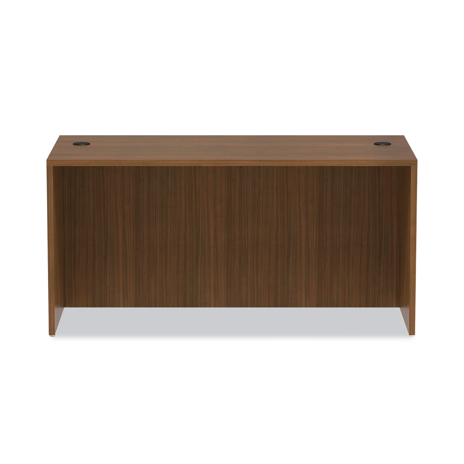 Alera® Alera Valencia Series Straight Front Desk Shell, 59.13" x 29.5" x 29.63", Modern Walnut