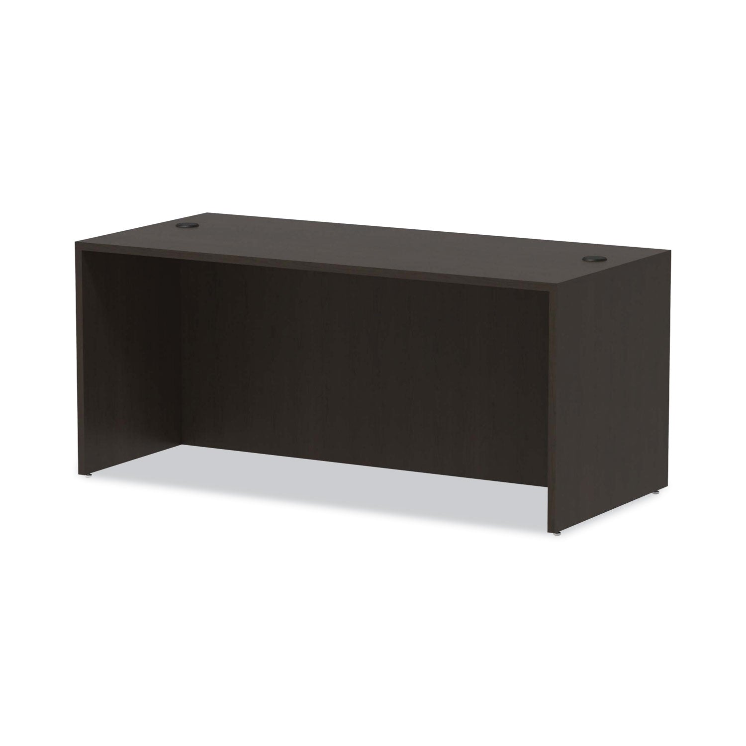 Alera® Alera Valencia Series Straight Front Desk Shell, 65" x 29.5" x 29.63", Espresso