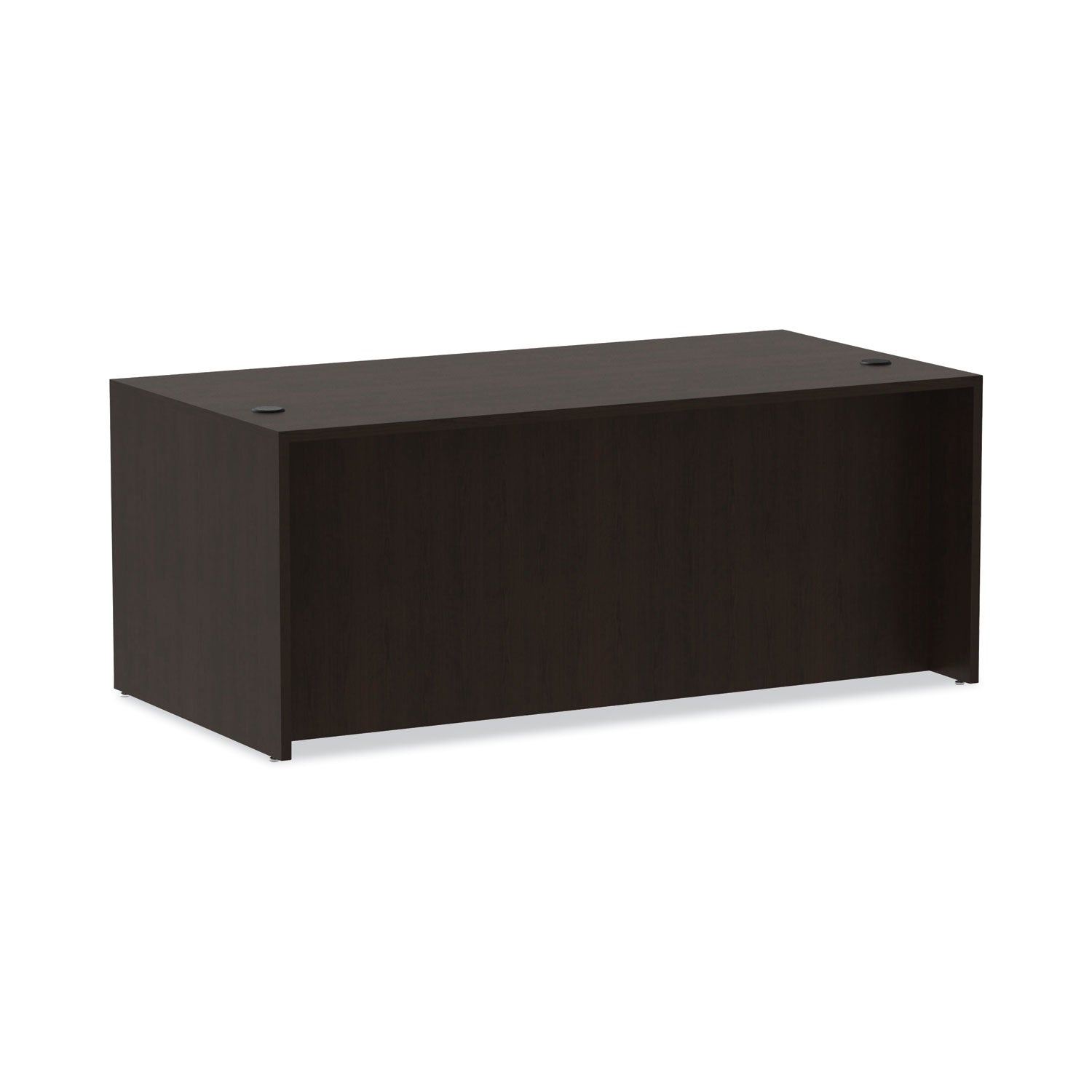 Alera® Alera Valencia Series Straight Front Desk Shell, 71" x 35.5" x 29.63", Espresso