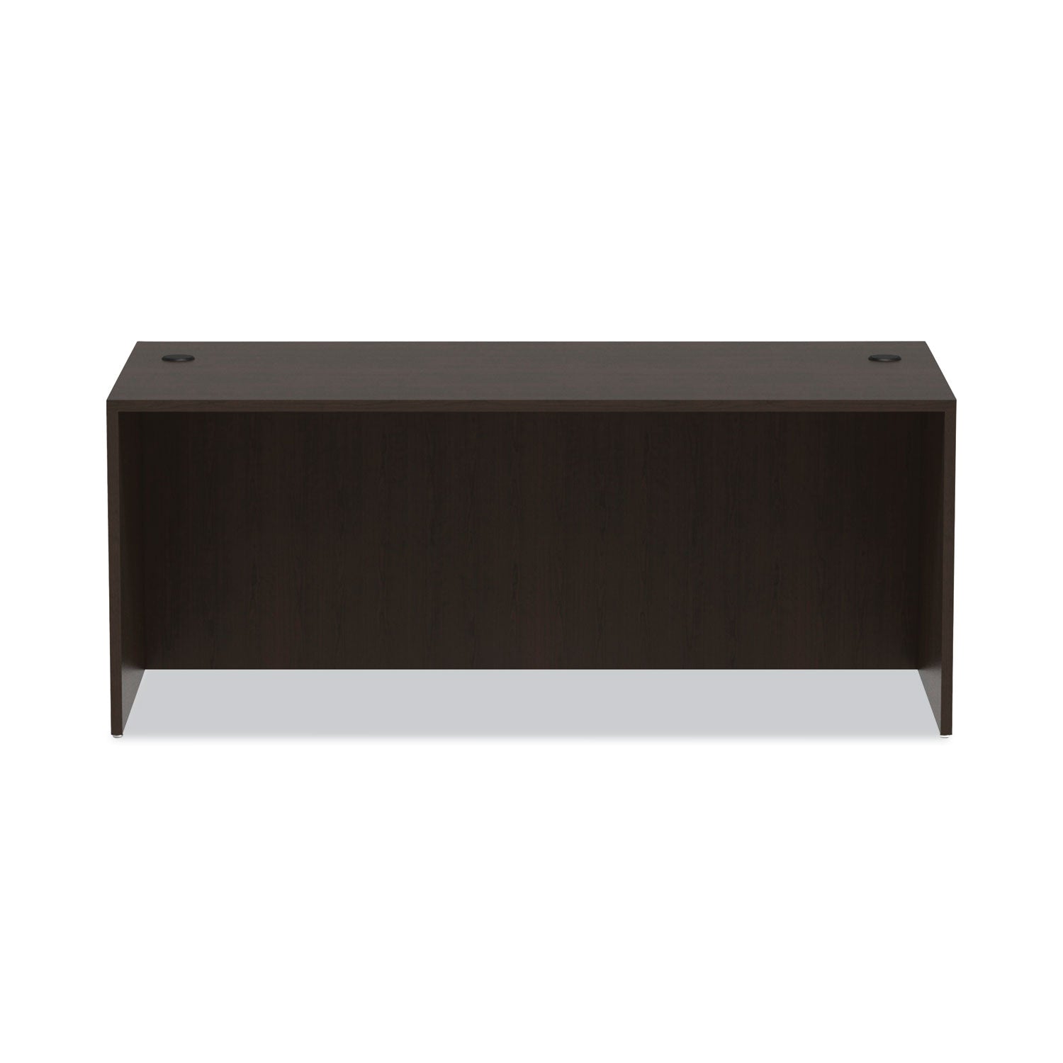 Alera® Alera Valencia Series Straight Front Desk Shell, 71" x 35.5" x 29.63", Espresso