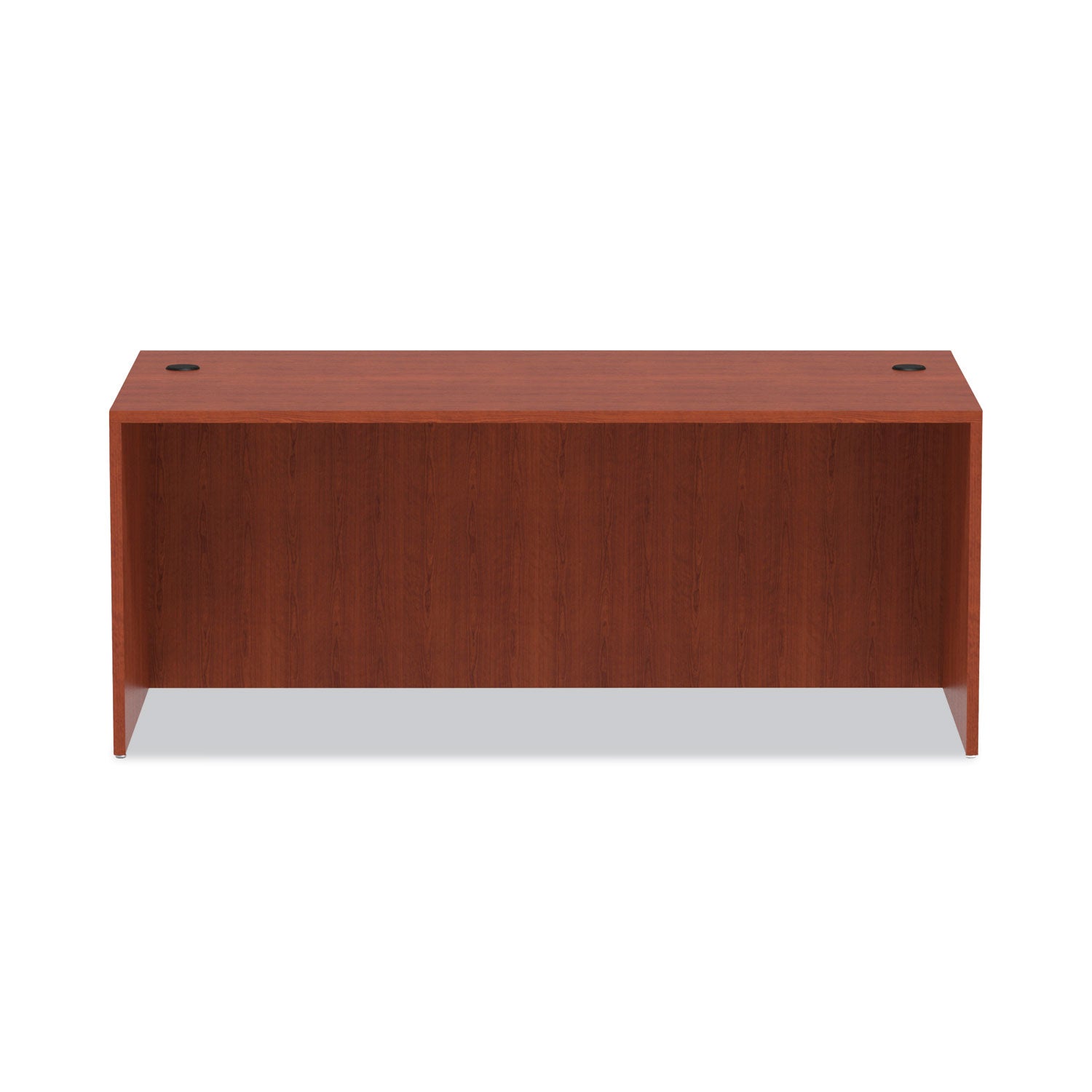 Alera® Alera Valencia Series Straight Front Desk Shell, 71" x 35.5" x 29.63", Medium Cherry