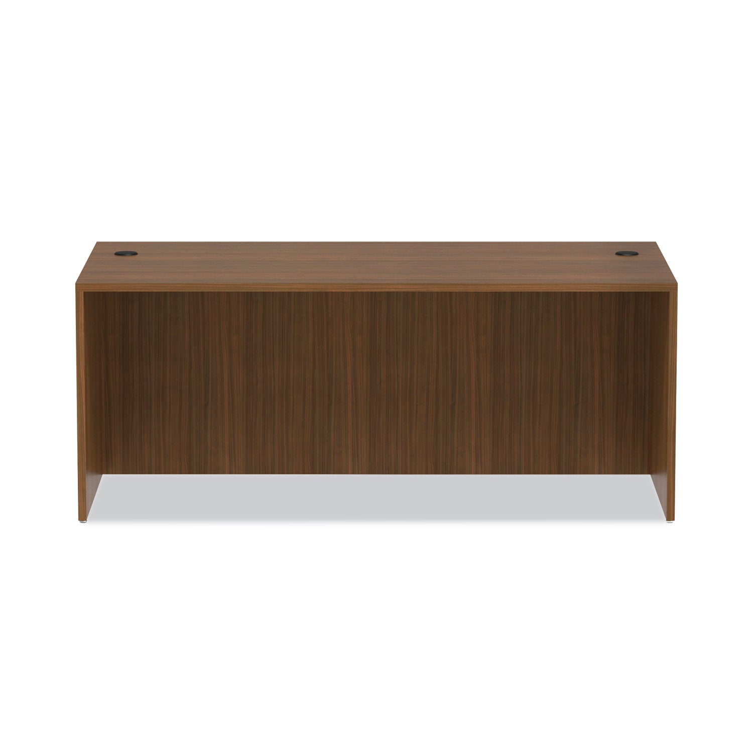 Alera® Alera Valencia Series Straight Front Desk Shell, 71" x 35.5" x 29.63", Modern Walnut