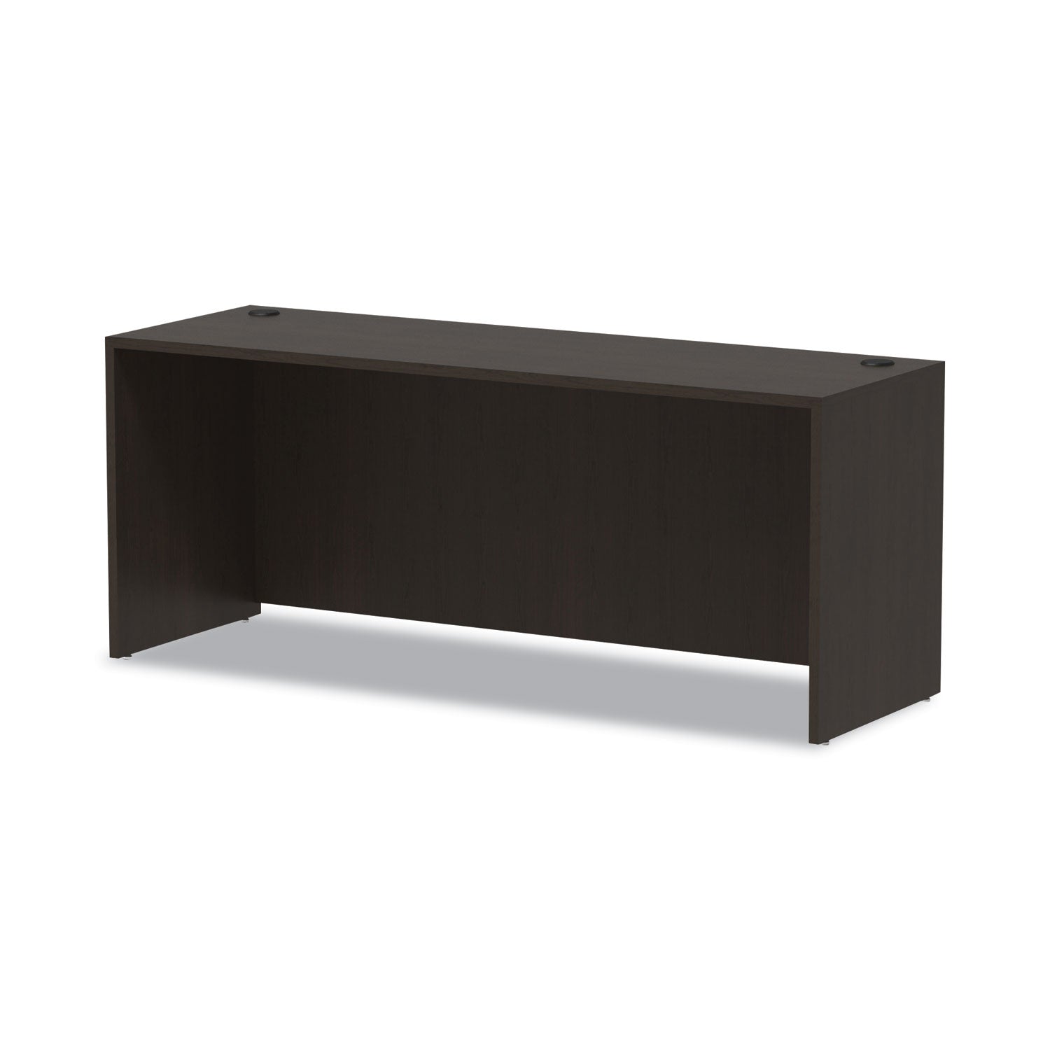 Alera® Alera Valencia Series Credenza Shell, 70.88w x 23.63d x 29.5h, Espresso