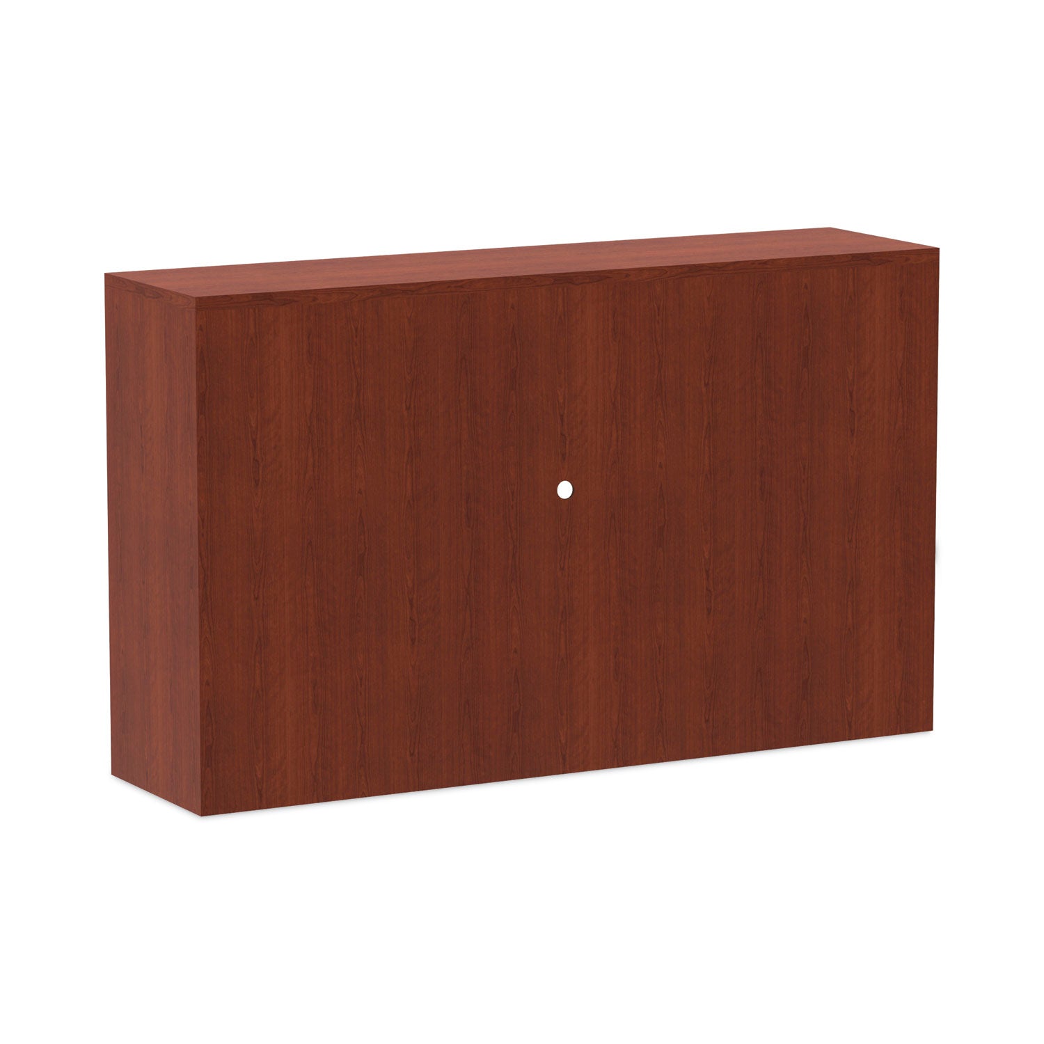 Alera® Alera Valencia Series Hutch with Doors, 4 Compartments, 58.88w x 15d x 35.38h, Medium Cherry