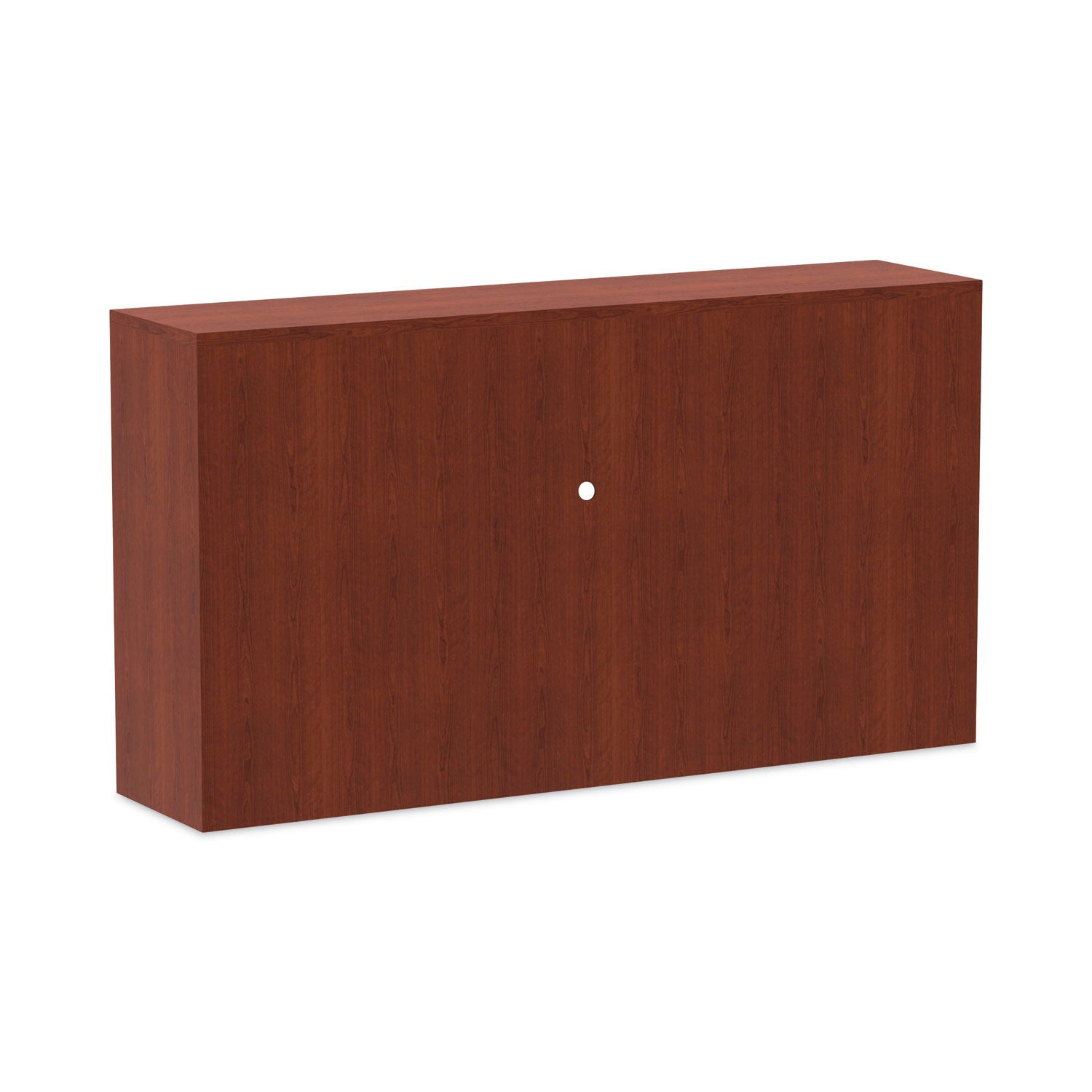 Alera® Alera Valencia Series Hutch with Doors, 4 Compartments, 64.75w x 154d x 35.38h, Medium Cherry