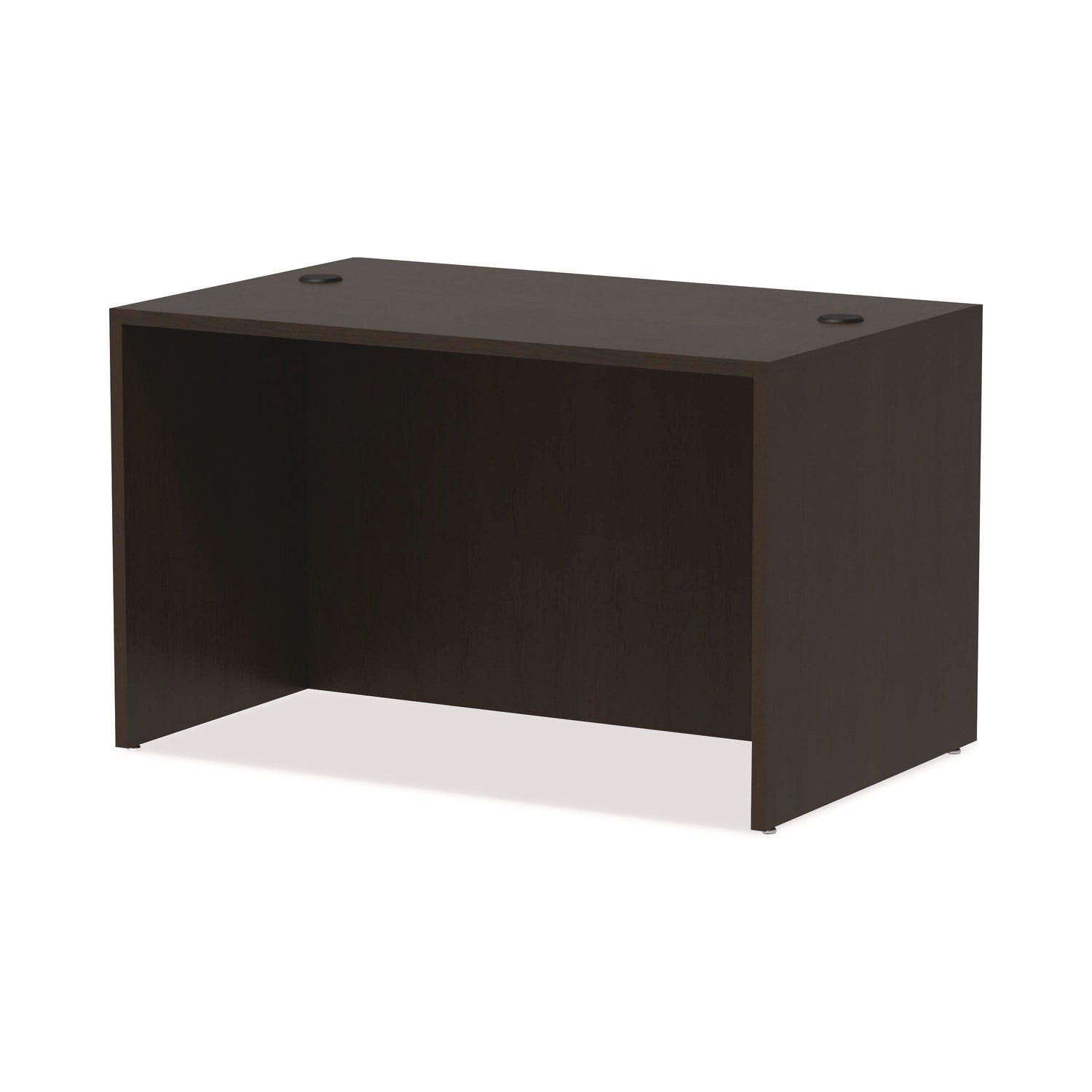 Alera® Alera Valencia Series Straight Front Desk Shell, 47.25" x 29.5" x 29.63", Espresso