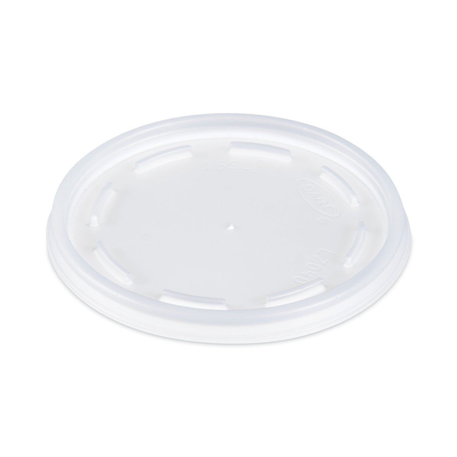 Plastic Lids, Fits 12 oz to 24 oz Foam Cups, Vented, Translucent, 100/Pack, 10 Packs/Carton