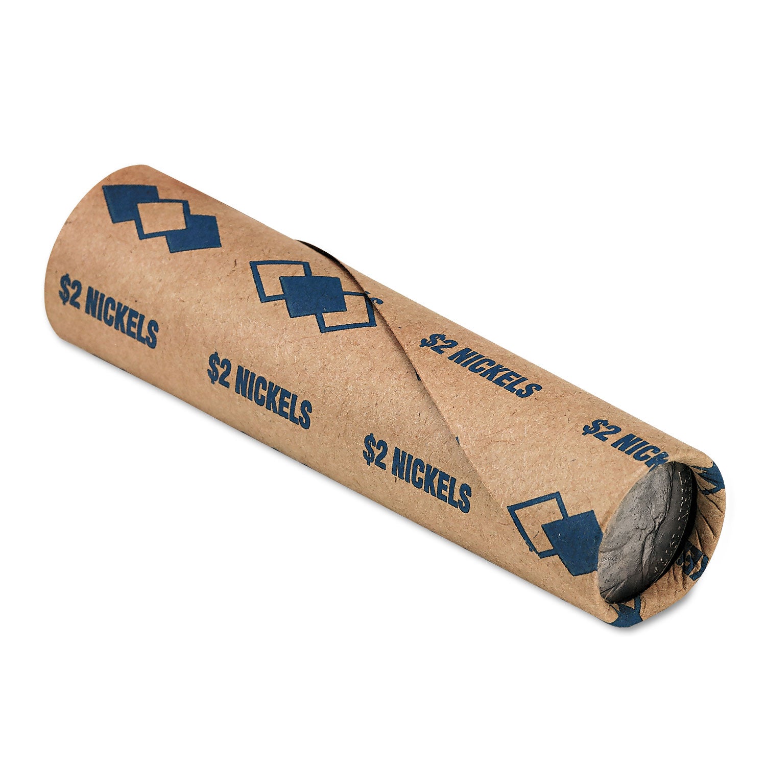 Iconex™ Preformed Tubular Coin Wrappers, Nickels, $2, 1,000 Wrappers/Box