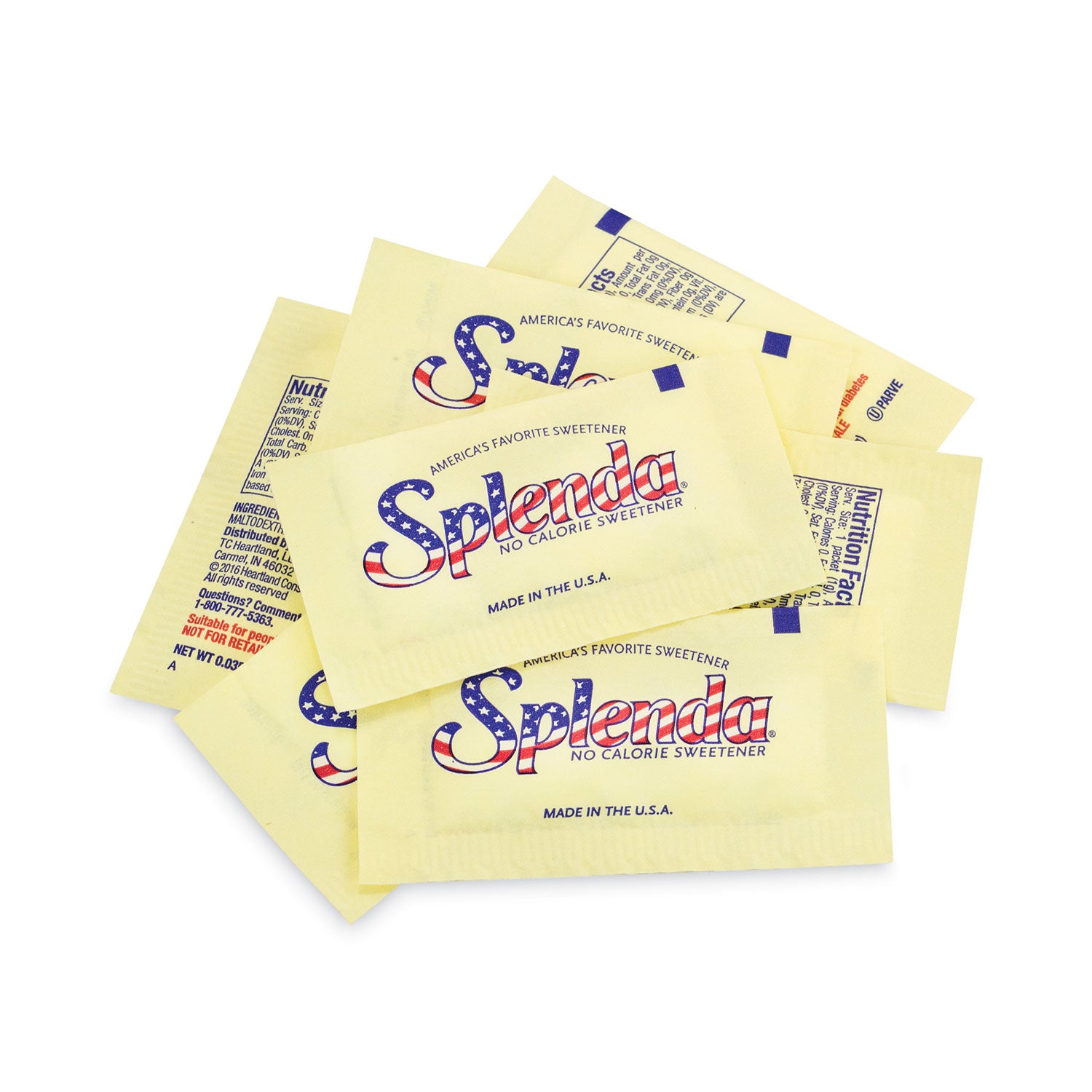 No Calorie Sweetener Packets, 1 g, 1,200/Carton