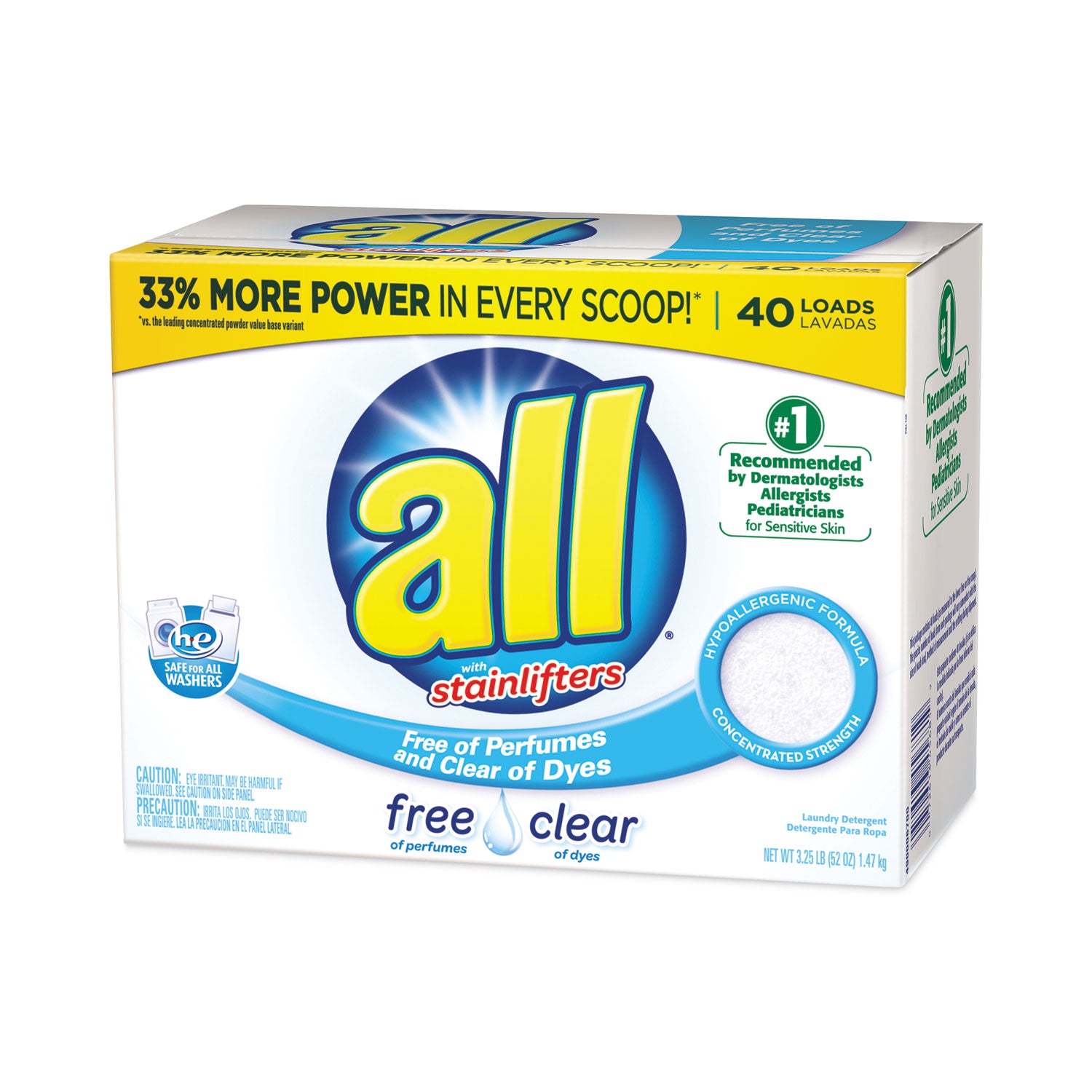 All-Purpose Powder Detergent, 52 oz Box