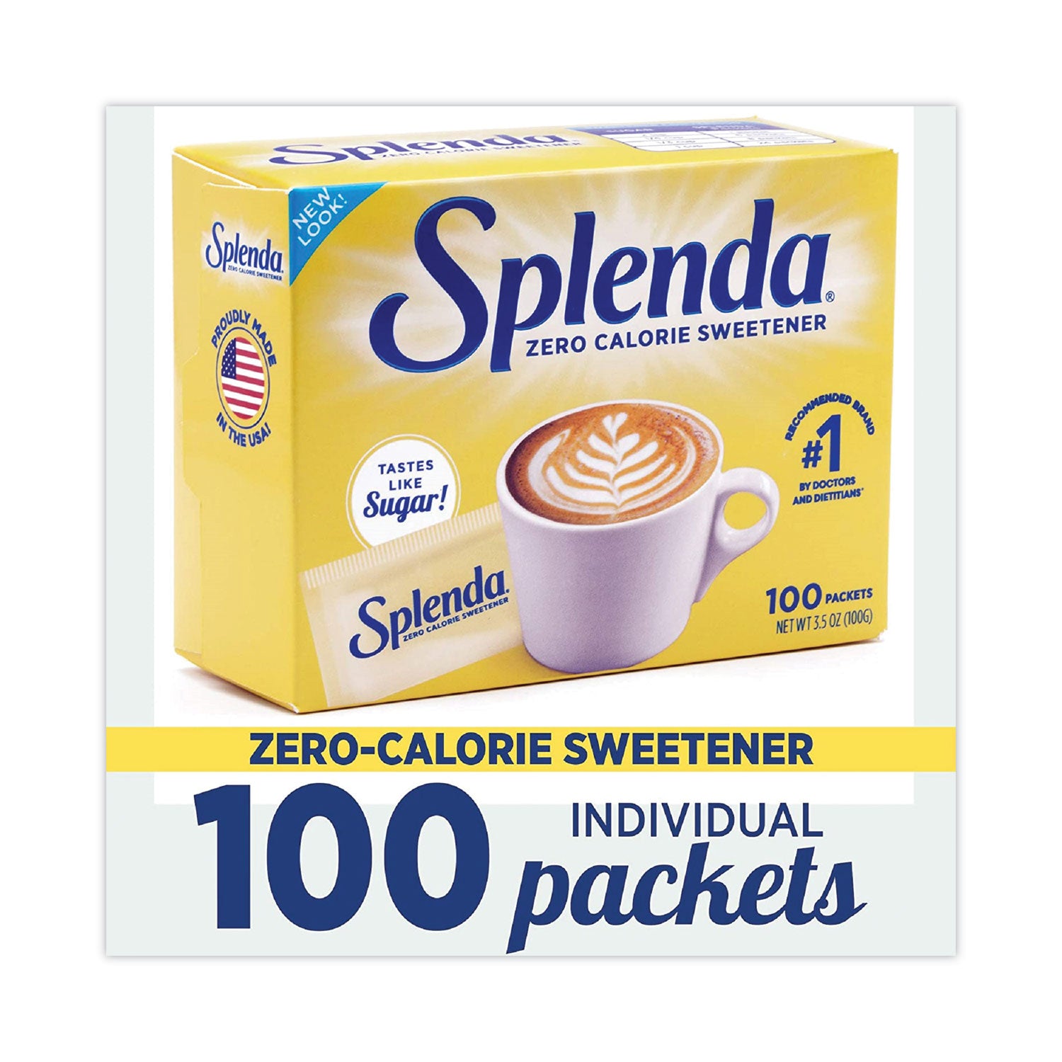 Splenda® No Calorie Sweetener Packets, 100/Box