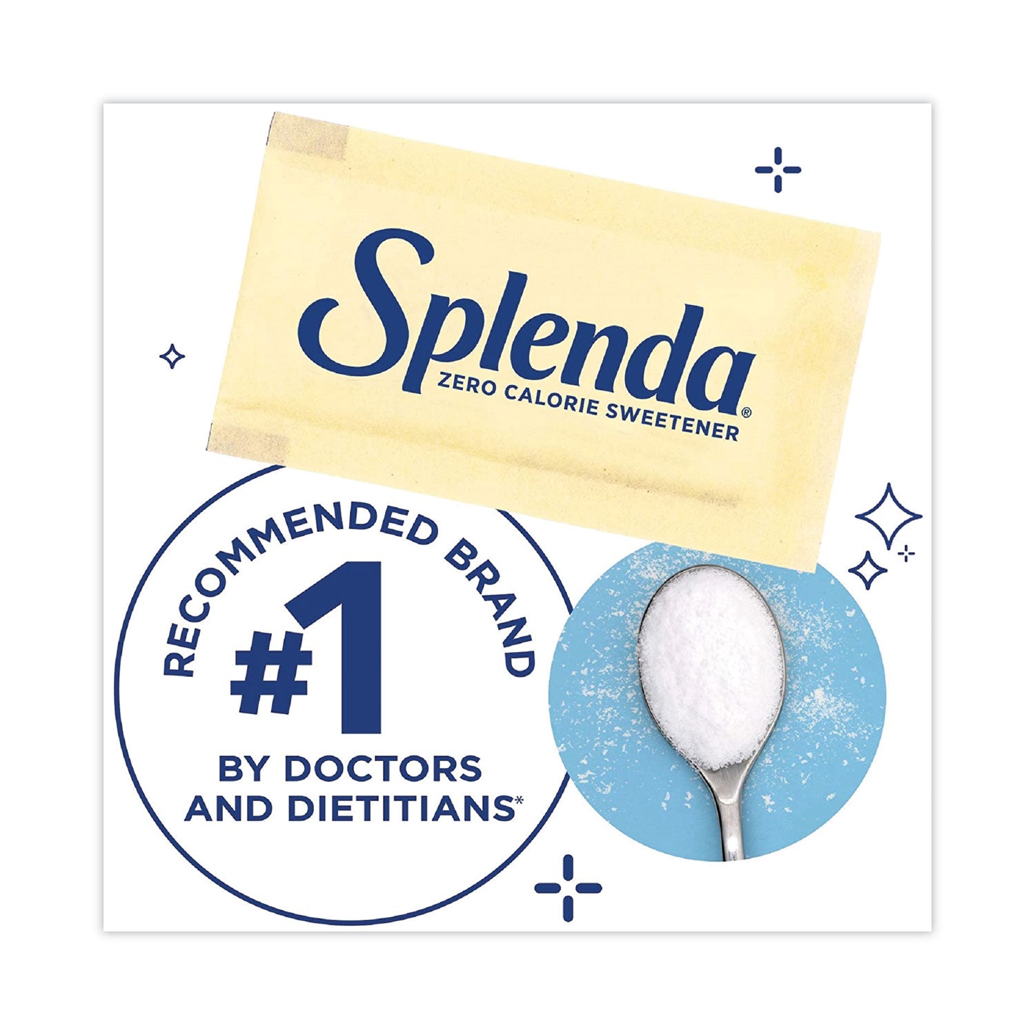 Splenda® No Calorie Sweetener Packets, 100/Box