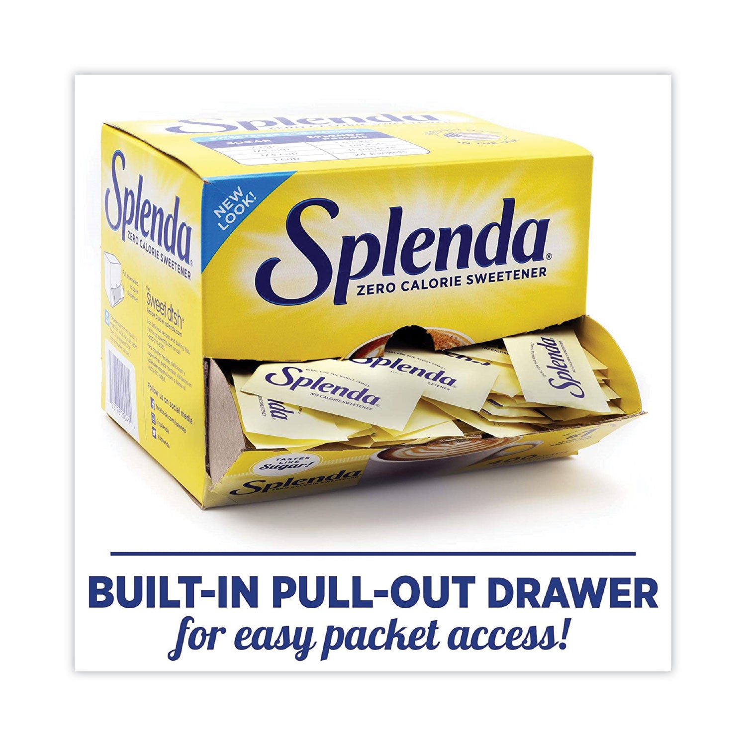 Splenda® No Calorie Sweetener Packets, 400/Box