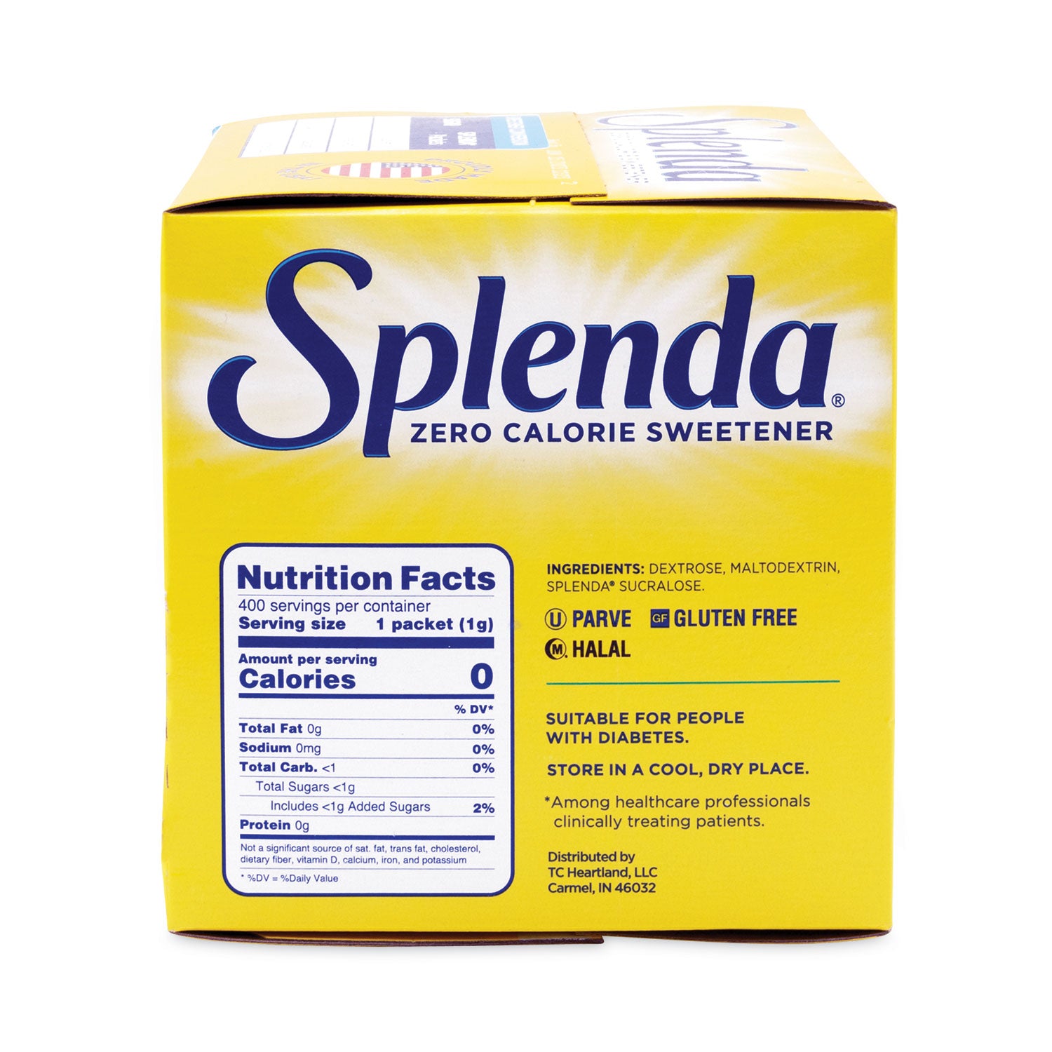 Splenda® No Calorie Sweetener Packets, 400/Box