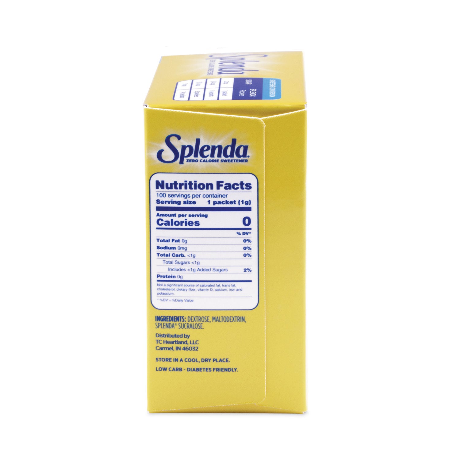 Splenda® No Calorie Sweetener Packets, 100/Box