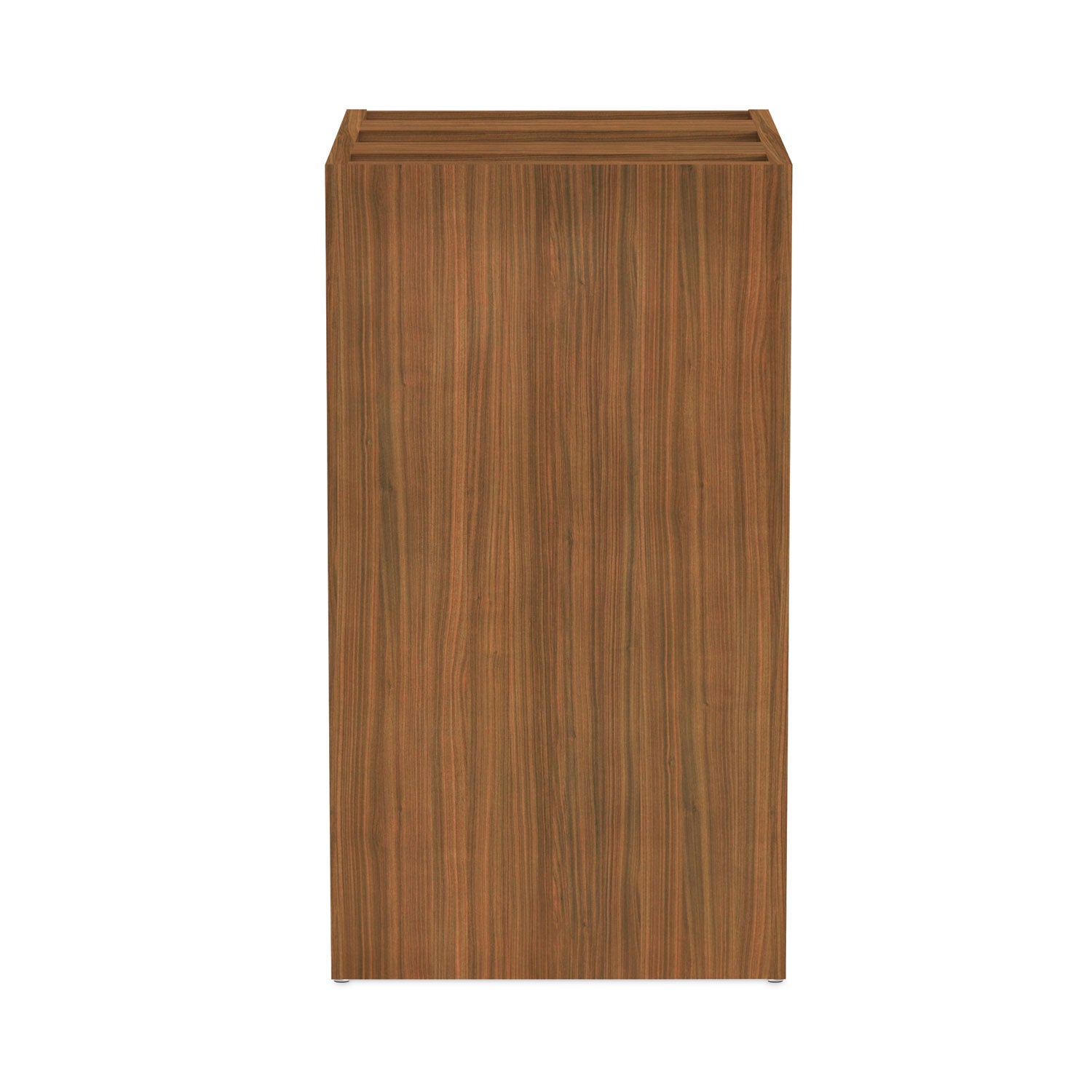 Alera® Alera Valencia Series Full Pedestal File, Left/Right, 3-Drawer: Box/Box/File, Legal/Letter, Modern Walnut,15.63 x 20.5 x 28.5