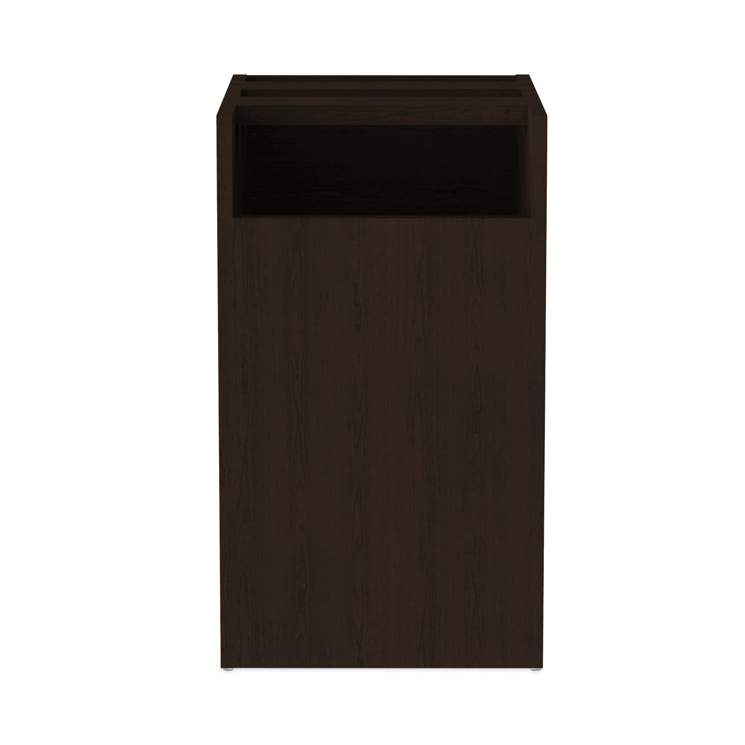 Alera® Alera Valencia Series Full Pedestal File, Left or Right, 2 Legal/Letter-Size File Drawers, Espresso, 15.63" x 20.5" x 28.5"