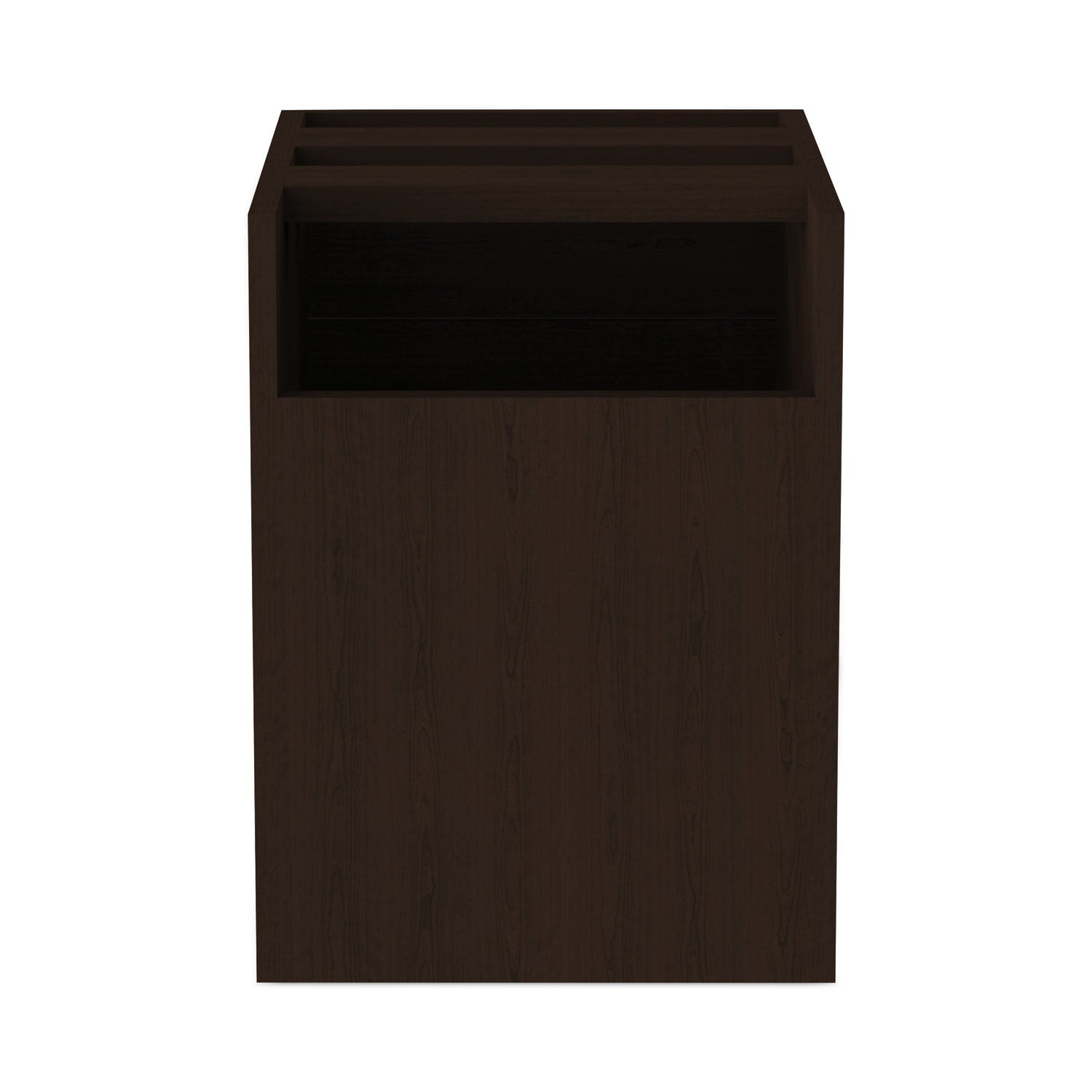 Alera® Alera Valencia Series Hanging Pedestal File, Left/Right, 2-Drawers: Box/File, Legal/Letter, Espresso, 15.63" x 20.5" x 19.25"