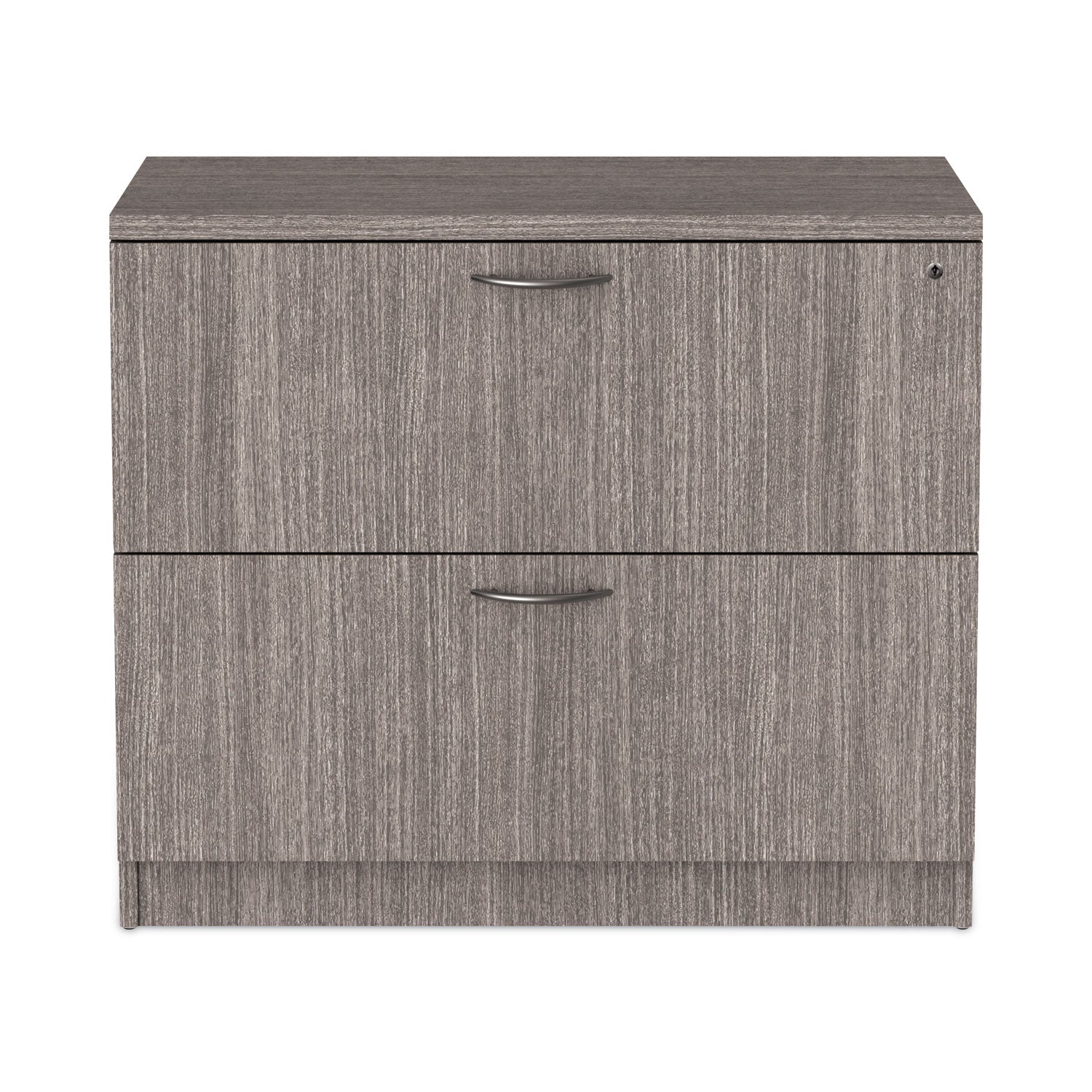 Alera Valencia Series Lateral File, 2 Legal/Letter-Size File Drawers, Gray, 34" x 22.75" x 29.5"