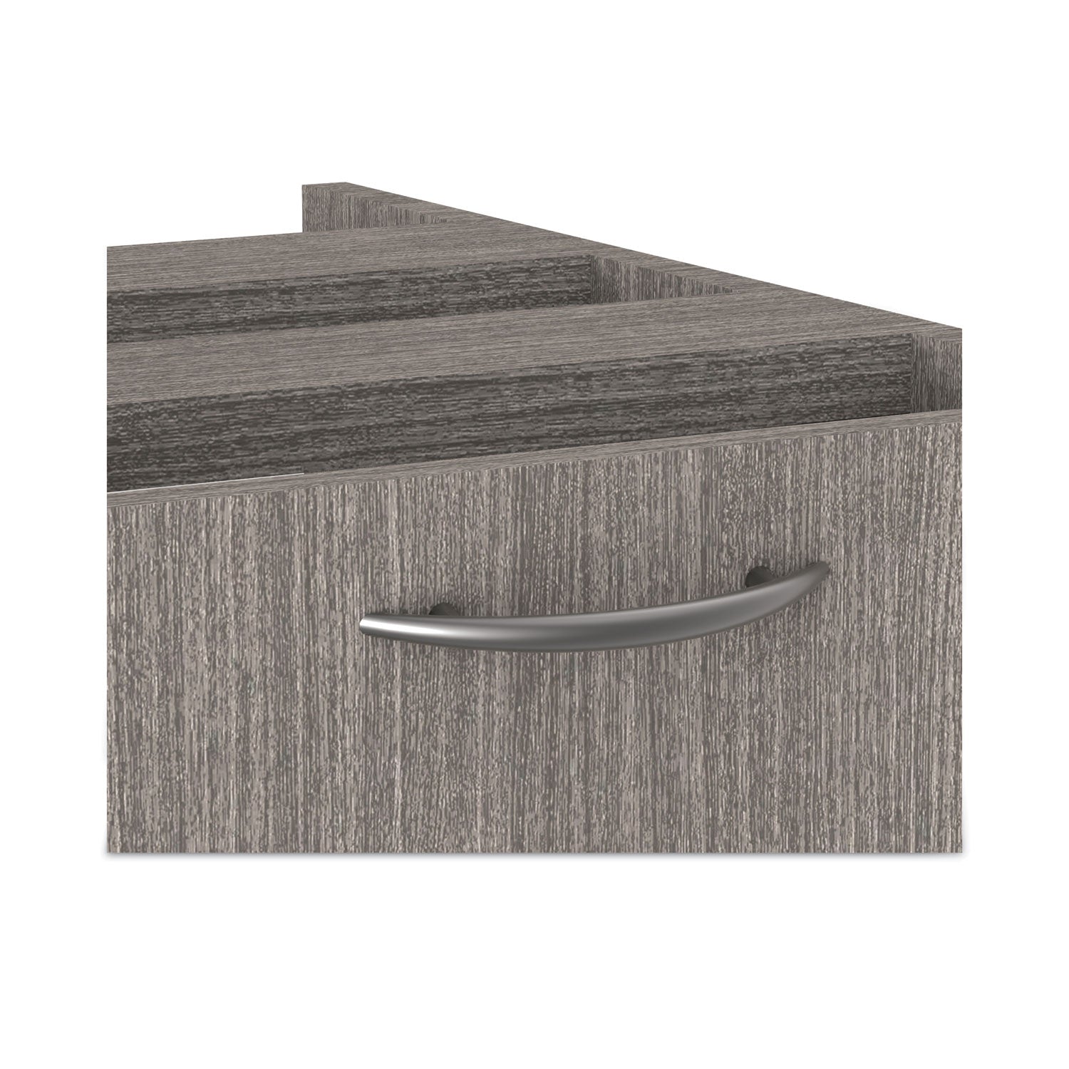 Alera® Alera Valencia Series Full Pedestal File, Left or Right, 2 Legal/Letter-Size File Drawers, Gray, 15.63" x 20.5" x 28.5"