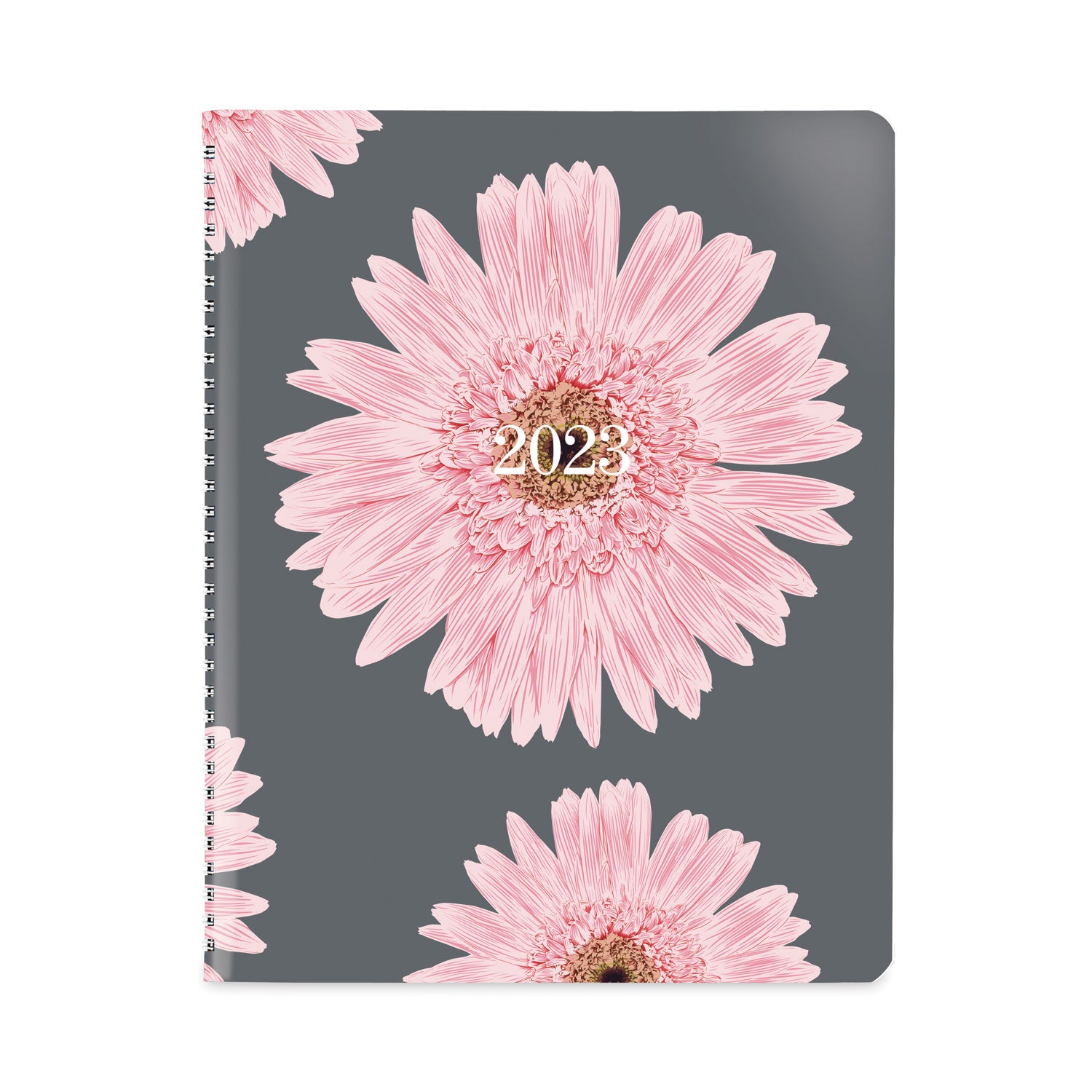 Brownline® Essential Collection Weekly Appointment Book, Columnar, Daisy Artwork, 11 x 8.5, Multicolor Cover, 12-Month (Jan-Dec): 2025