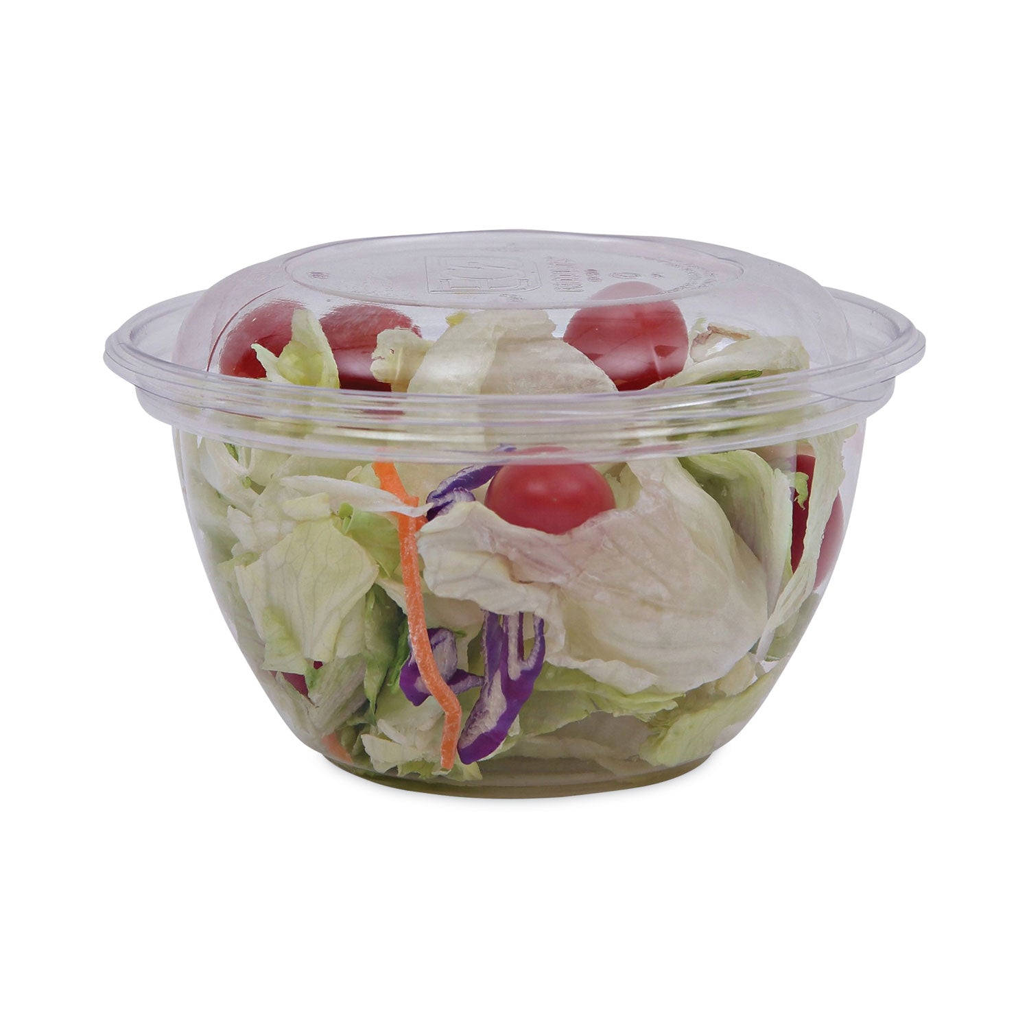 Eco-Products® Renewable and Compostable Containers, 18 oz, 5.5" Diameter x 2.3"h, Clear, Plastic, 150/Carton