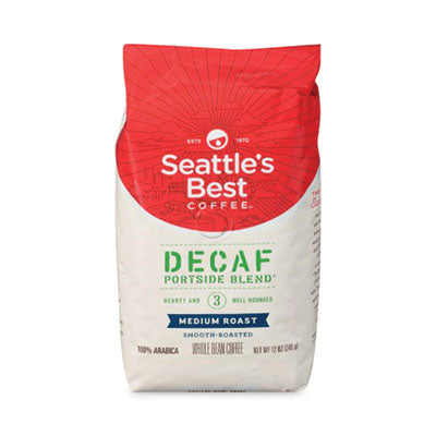 Seattle's Best™ Port Side Blend Ground Coffee, Decaffeinated Medium Roast, 12 oz Bag, 6/Carton Flipcost Flipcost