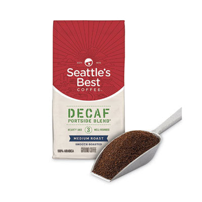 Seattle's Best™ Port Side Blend Ground Coffee, Decaffeinated Medium Roast, 12 oz Bag, 6/Carton Flipcost Flipcost