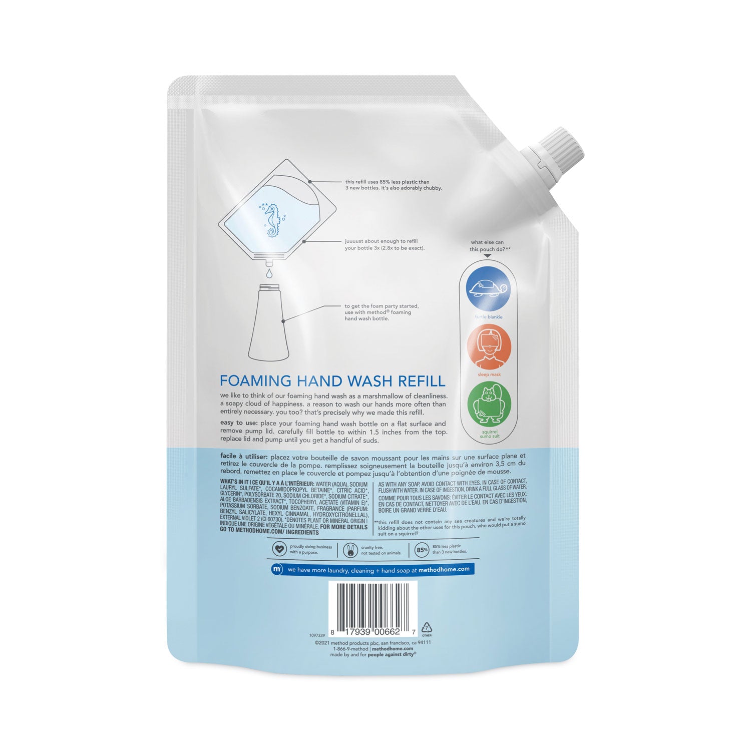 Foaming Hand Wash Refill, Sweet Water Scent, 28 oz Method® Flipcost